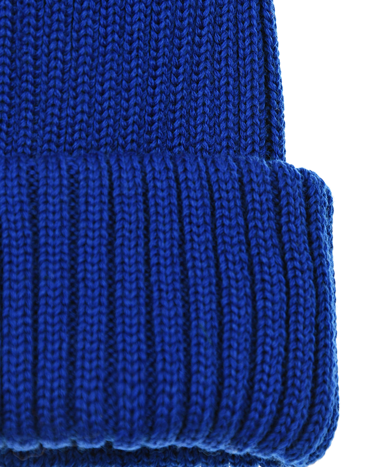 Синяя шапка с отворотом Catya детская, размер 55, цвет синий - фото 3