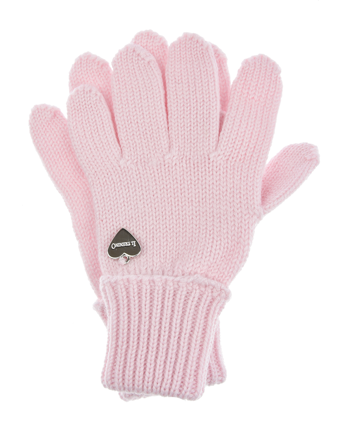 Базовые розовые перчатки Il Trenino детские, размер 1, цвет розовый - фото 1
