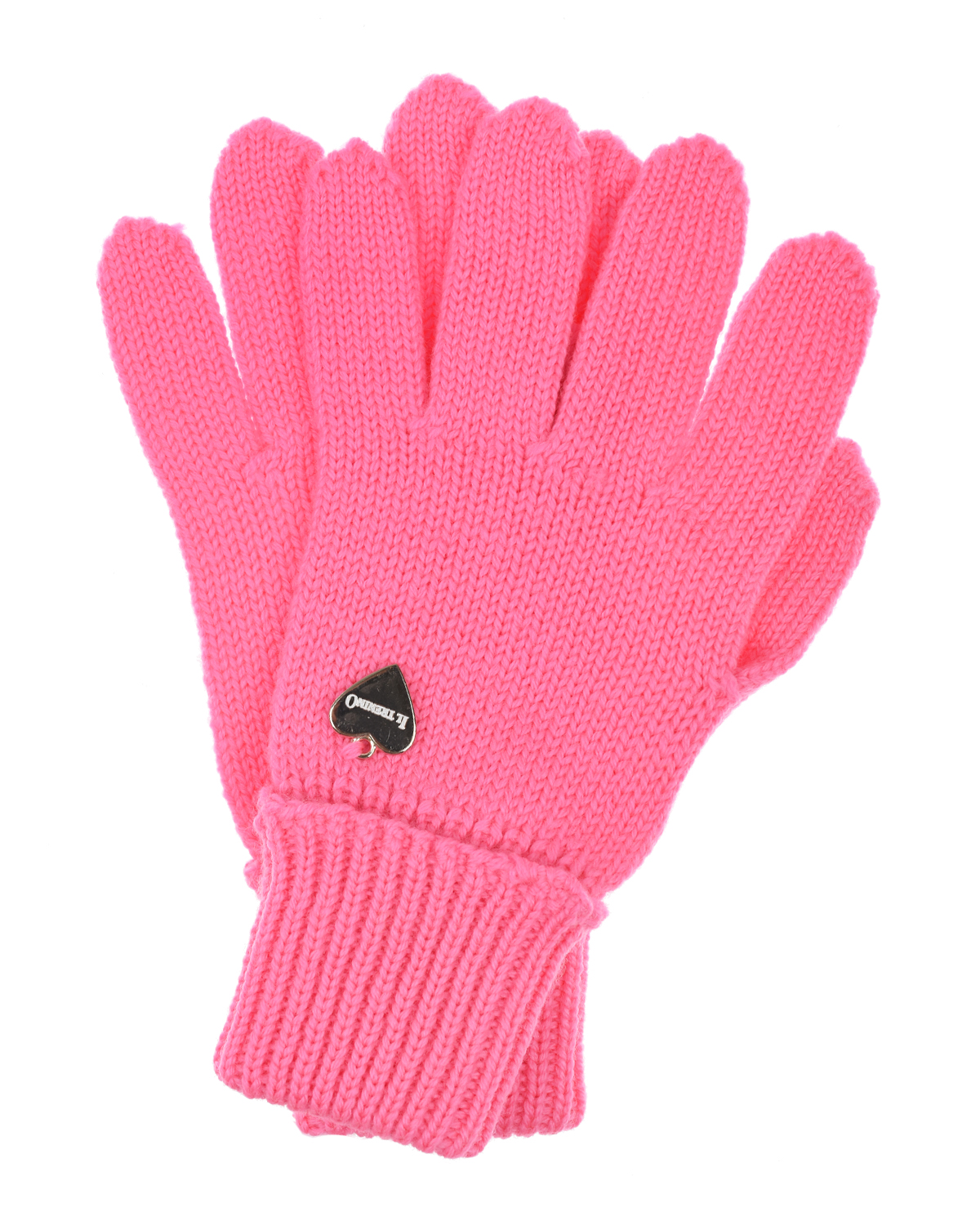 Базовые розовые перчатки Il Trenino детские, размер 2, цвет розовый - фото 1