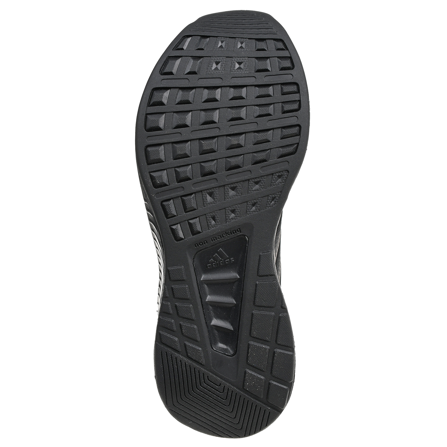Однотонные черные кроссовки Adidas детские, размер 37, цвет черный - фото 5