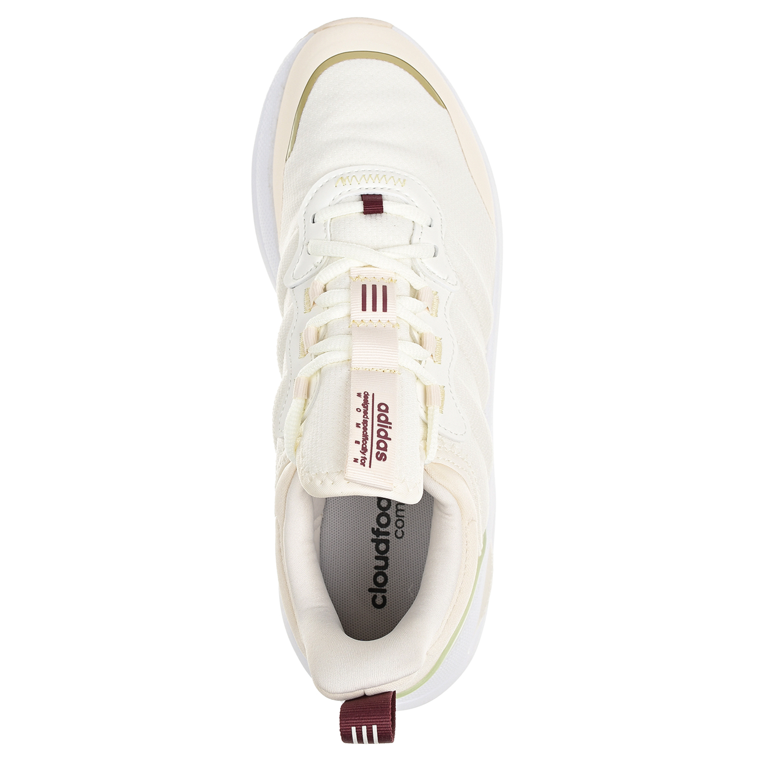 Базовые белые кроссовки Adidas детские, размер 37, цвет белый - фото 4