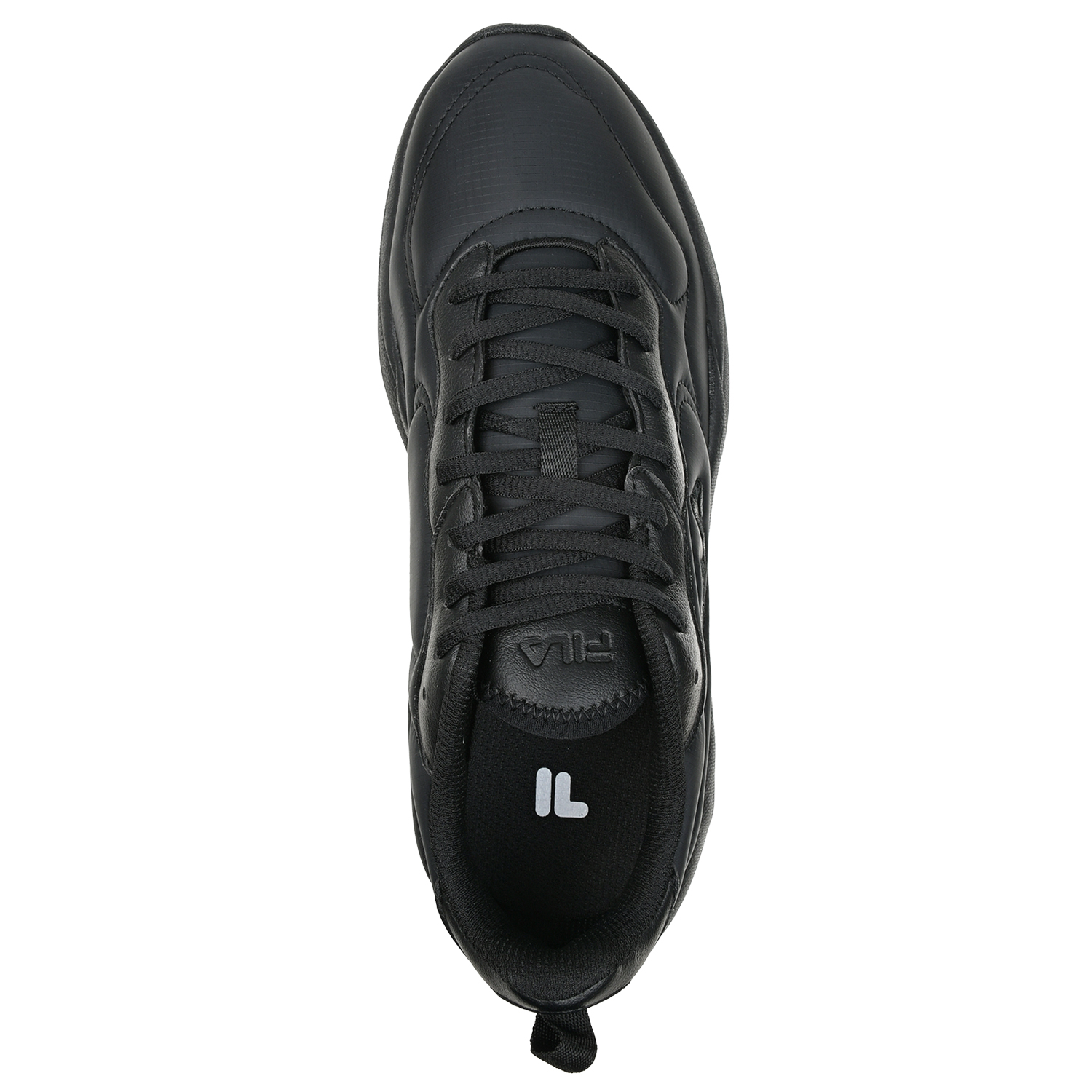 Черные кроссовки из текстиля и эко-кожи FILA детские, размер 40, цвет черный - фото 4