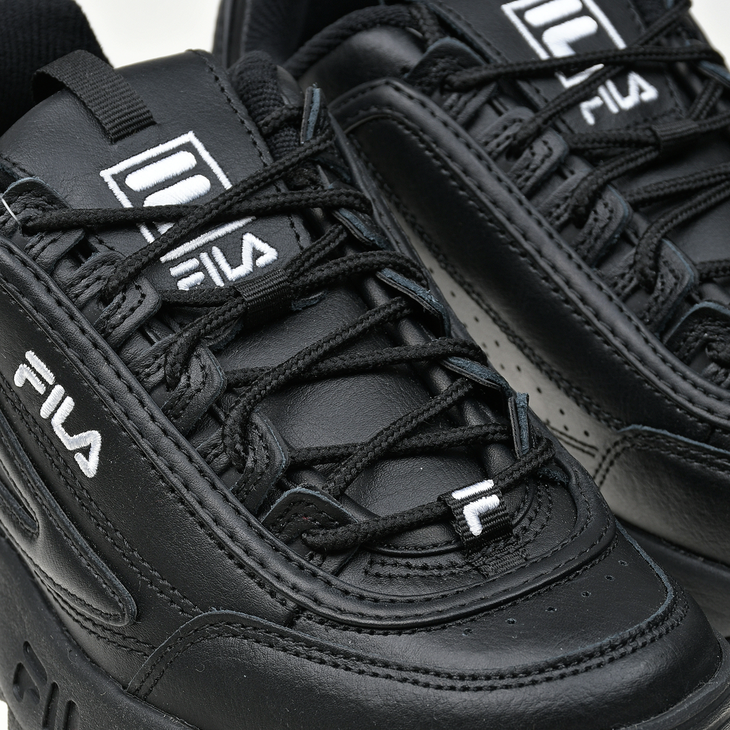 Черные кроссовки на рельефной подошве FILA детские, размер 36, цвет черный - фото 6