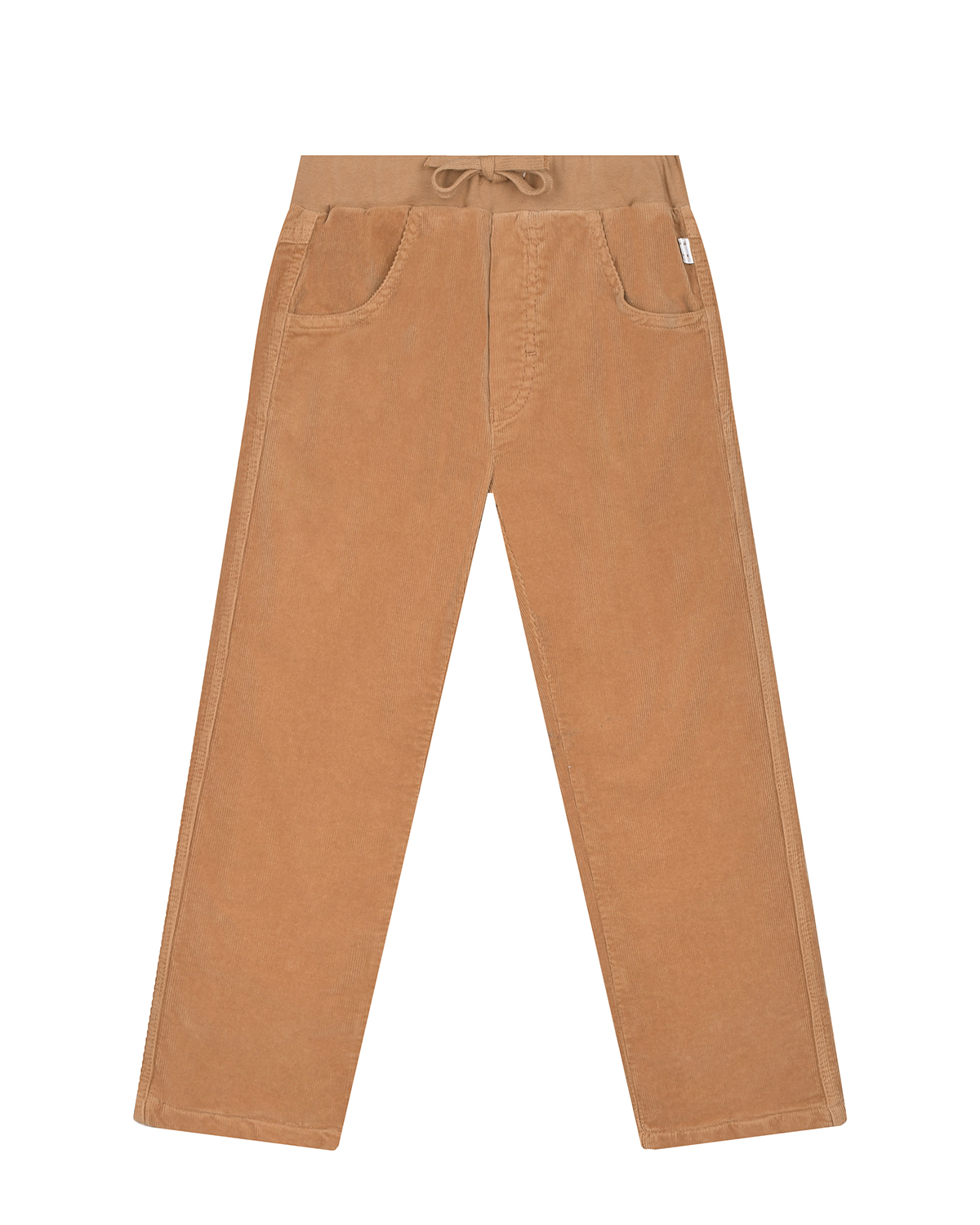 Велюровые брюки песочного цвета IL Gufo детские, размер 98