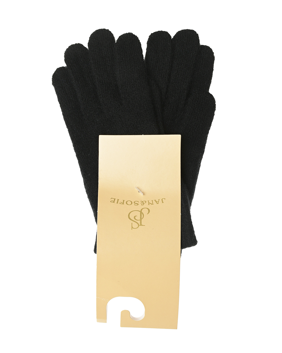 Черные шерстяные перчатки Jan&Sofie детские, размер 3, цвет черный