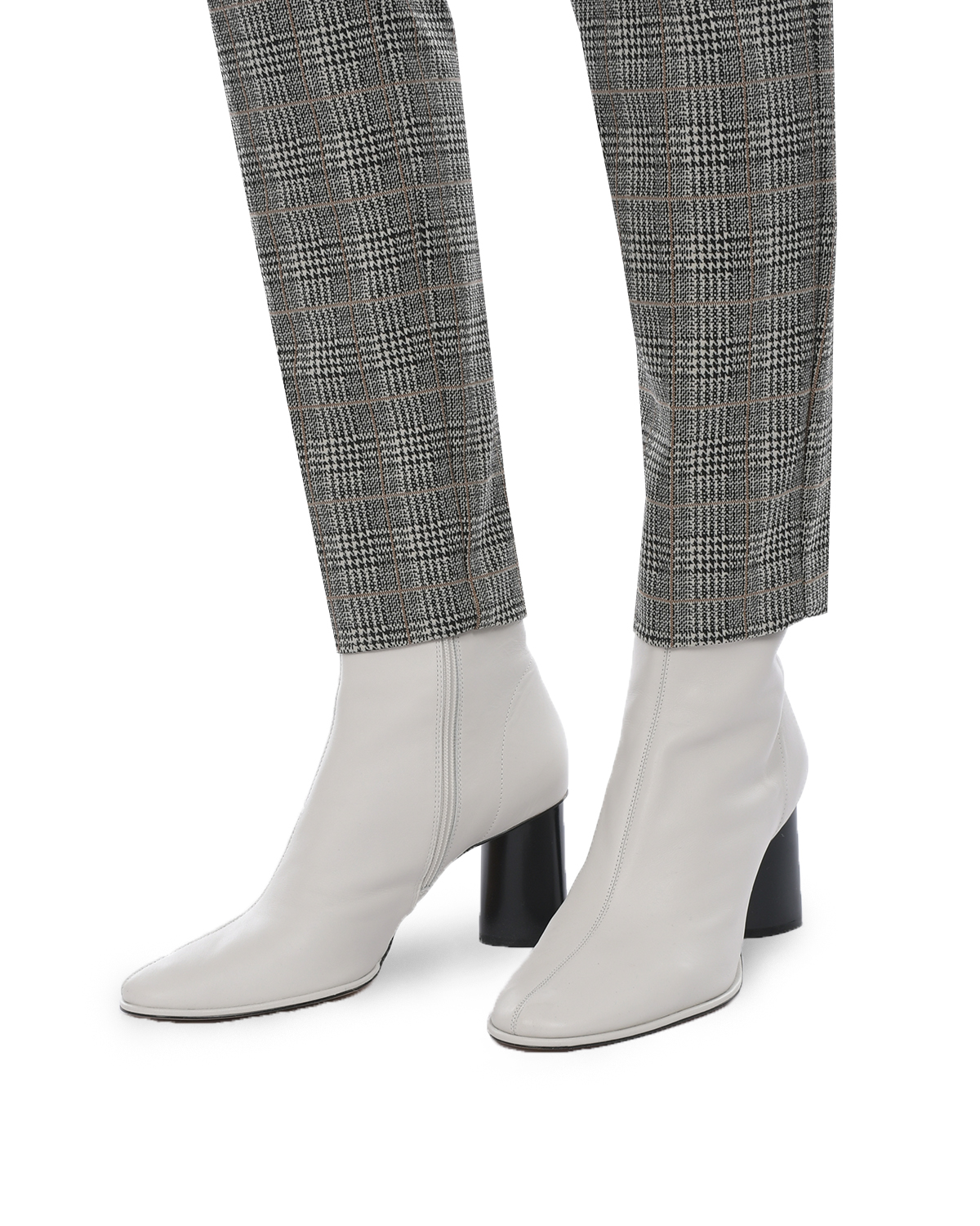 Серые офисные брюки для беременных Pietro Brunelli, размер 38, цвет серый - фото 9