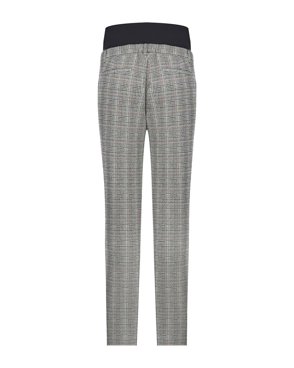 Серые офисные брюки для беременных Pietro Brunelli, размер 38, цвет серый - фото 5