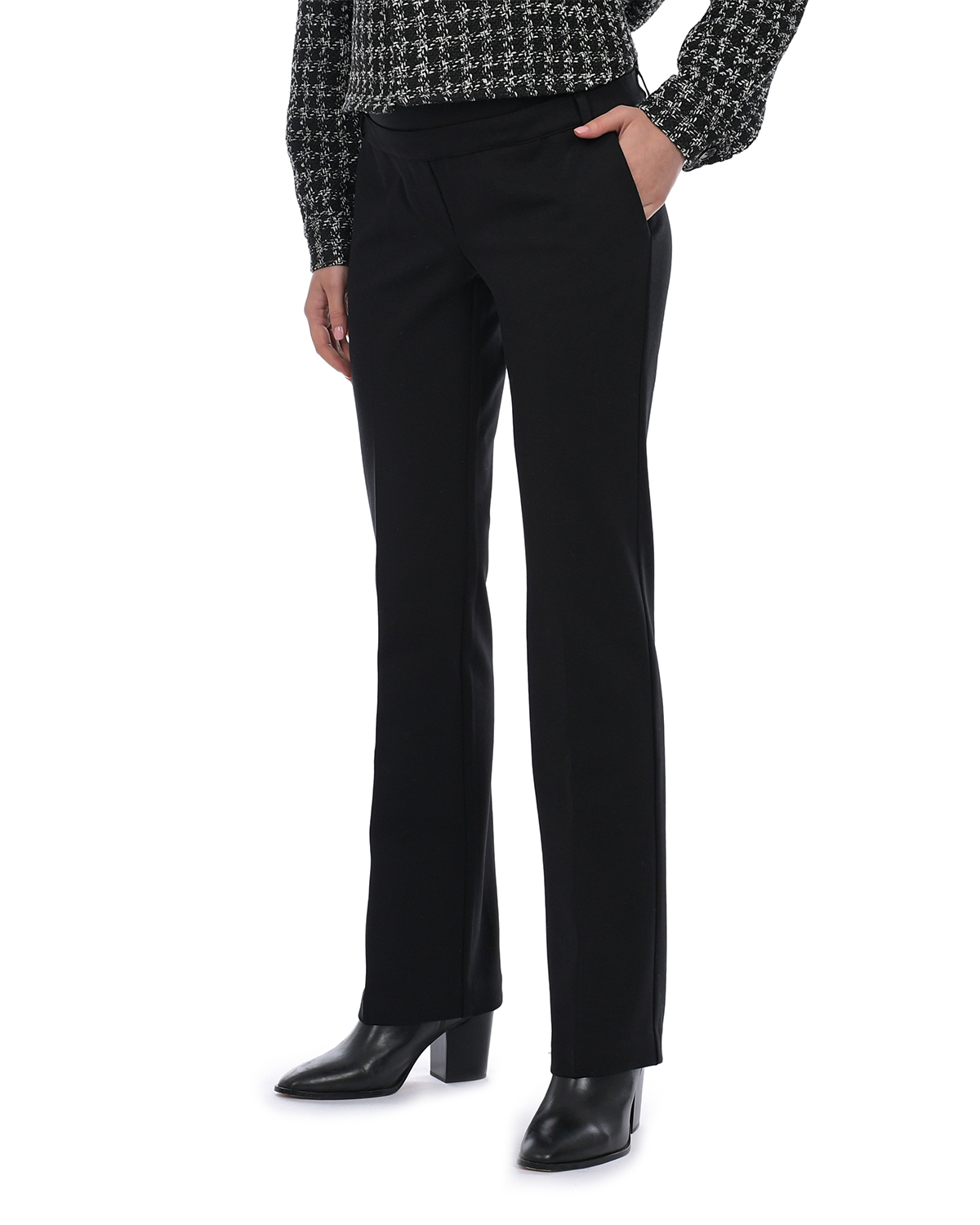 Черные брюки Comfy LEO Pietro Brunelli, размер 40, цвет черный - фото 7