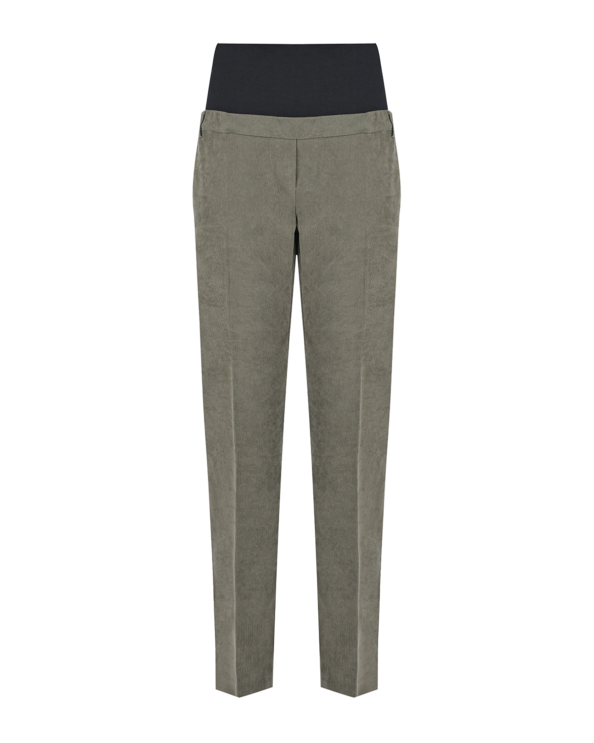 Вельветовые брюки цвета хаки для беременных Pietro Brunelli, размер 38