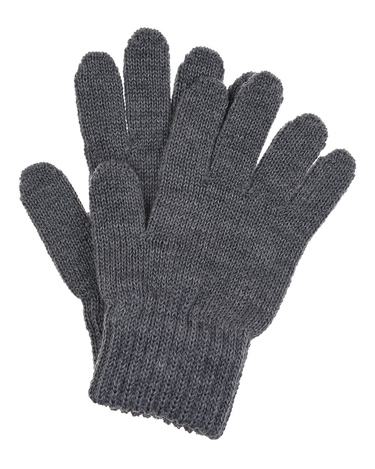 Темно-серые базовые перчатки Catya детское, размер 2, цвет серый - фото 1