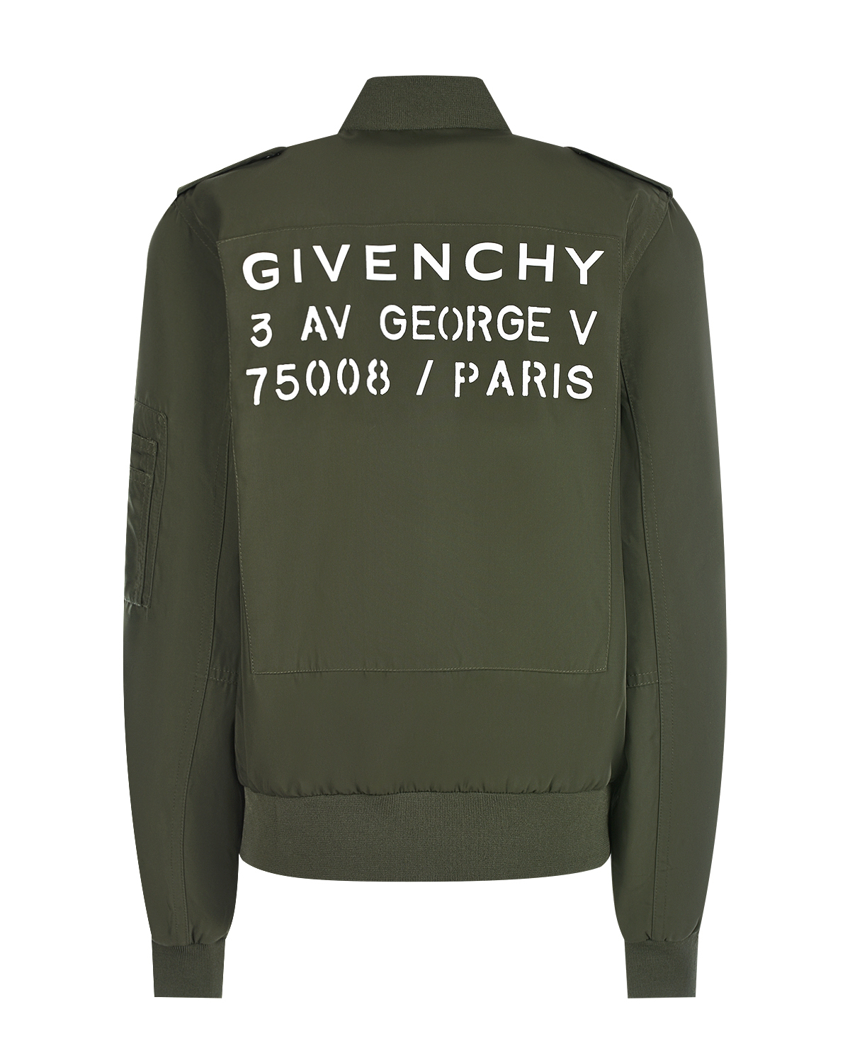Куртка-бомбер цвета хаки Givenchy детская - фото 2