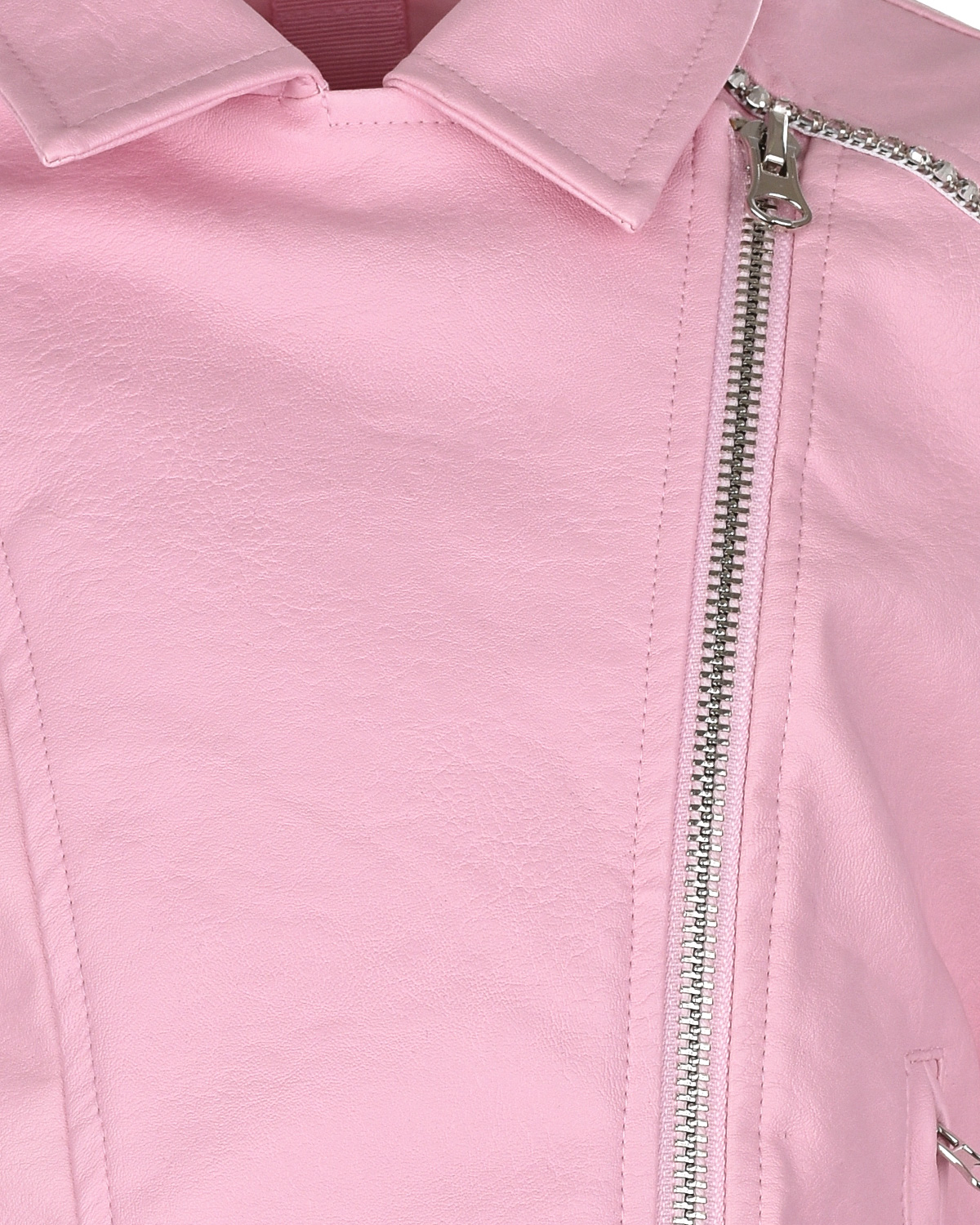 Розовая куртка с рюшами Monnalisa детская - фото 6