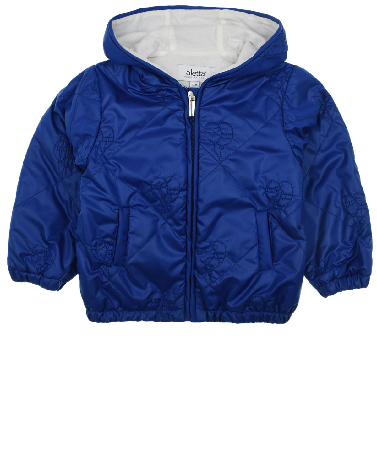 Синяя куртка с вышивкой "воздушные шары" Aletta детская, размер 92, цвет синий - фото 1