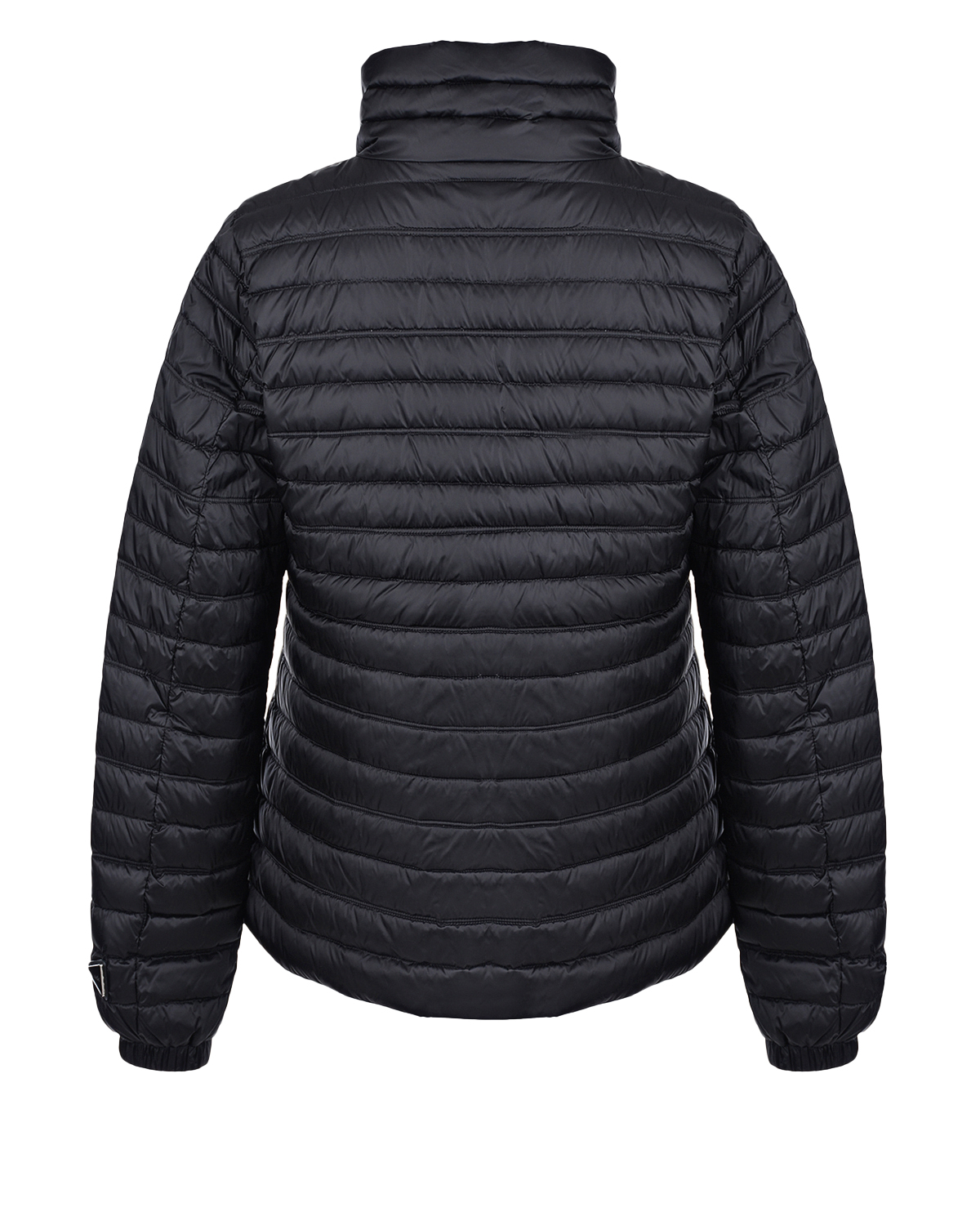 Черная куртка с воротником-стойкой ADD, размер 40, цвет черный - фото 2