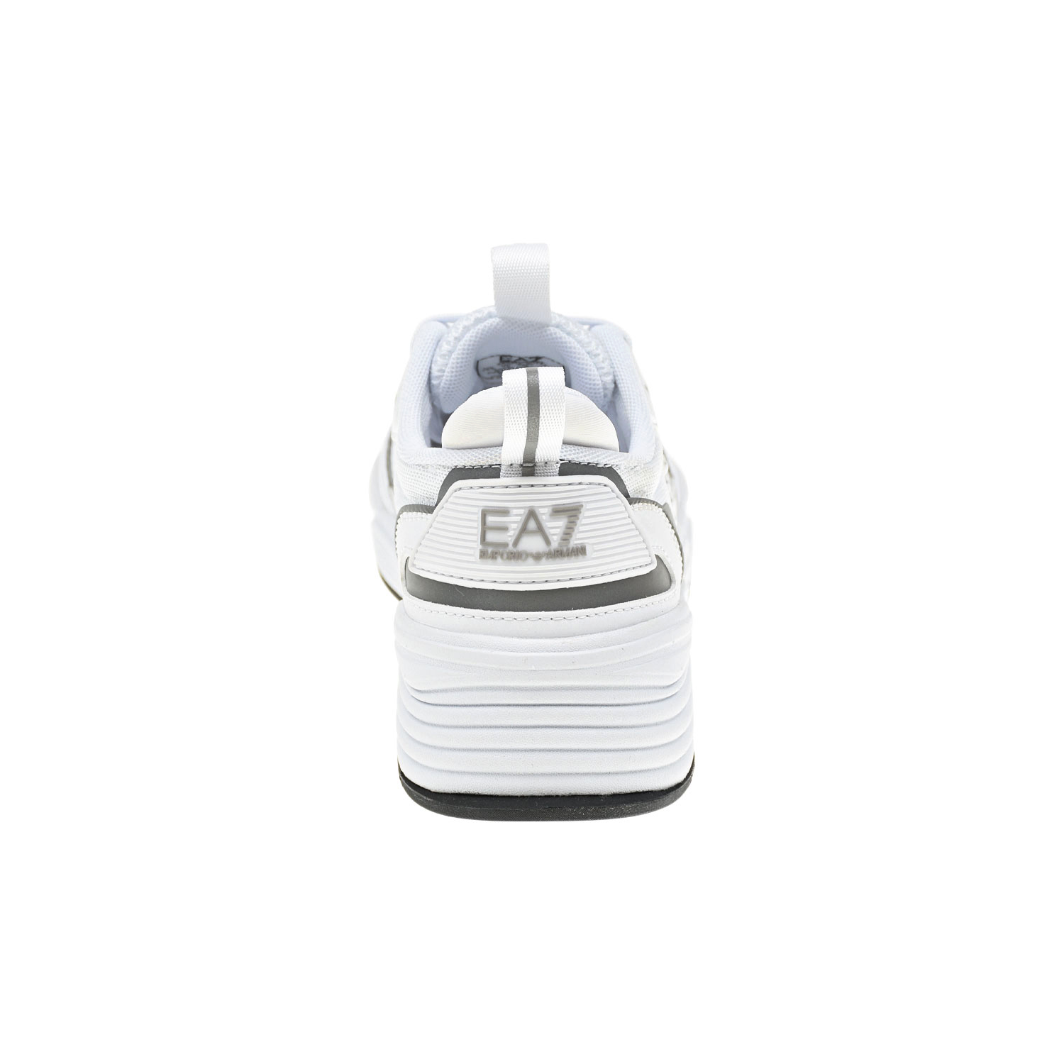 Белые кроссовки с серыми вставками Emporio Armani детские, размер 33, цвет белый - фото 3