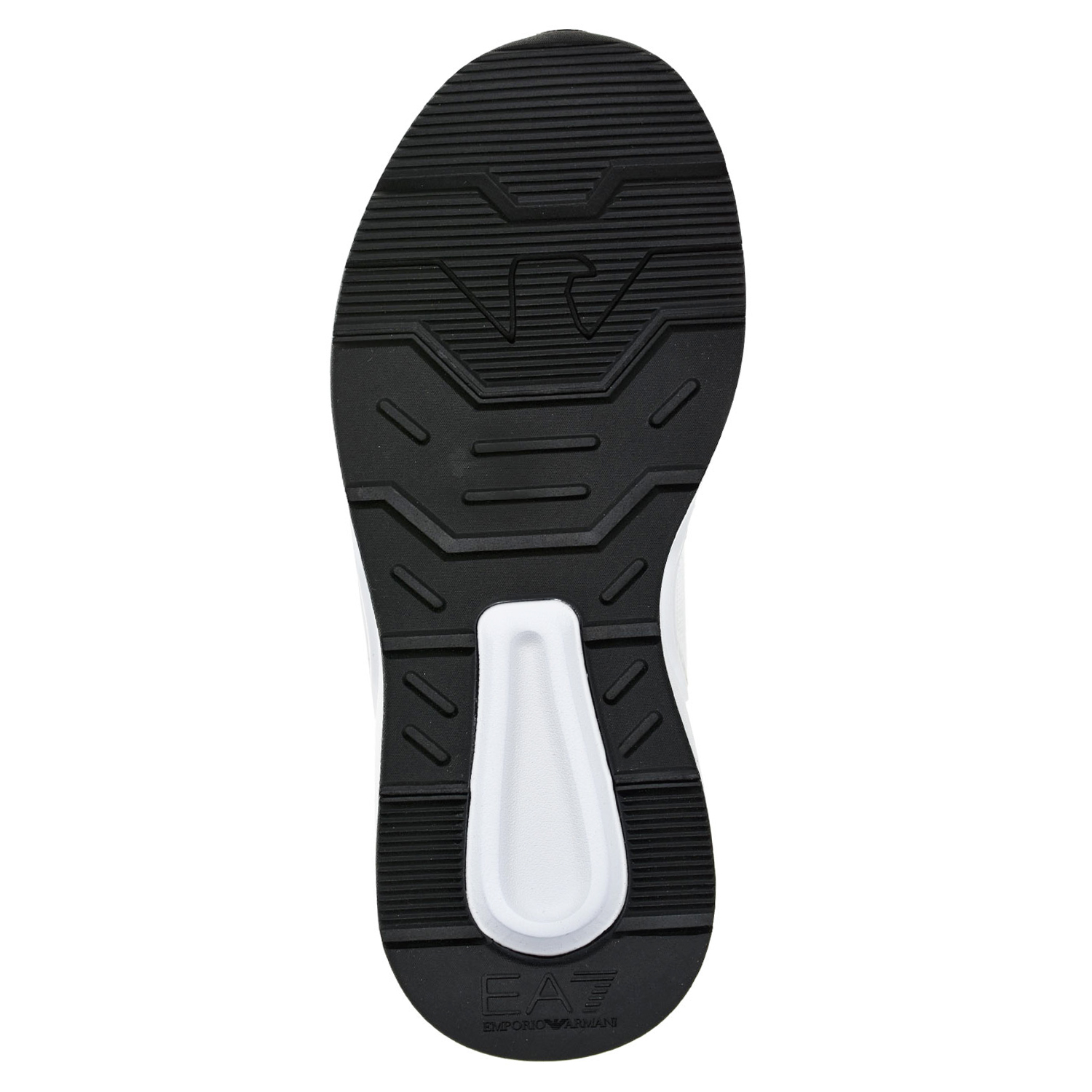 Белые кроссовки с серыми вставками Emporio Armani детские, размер 33, цвет белый - фото 5