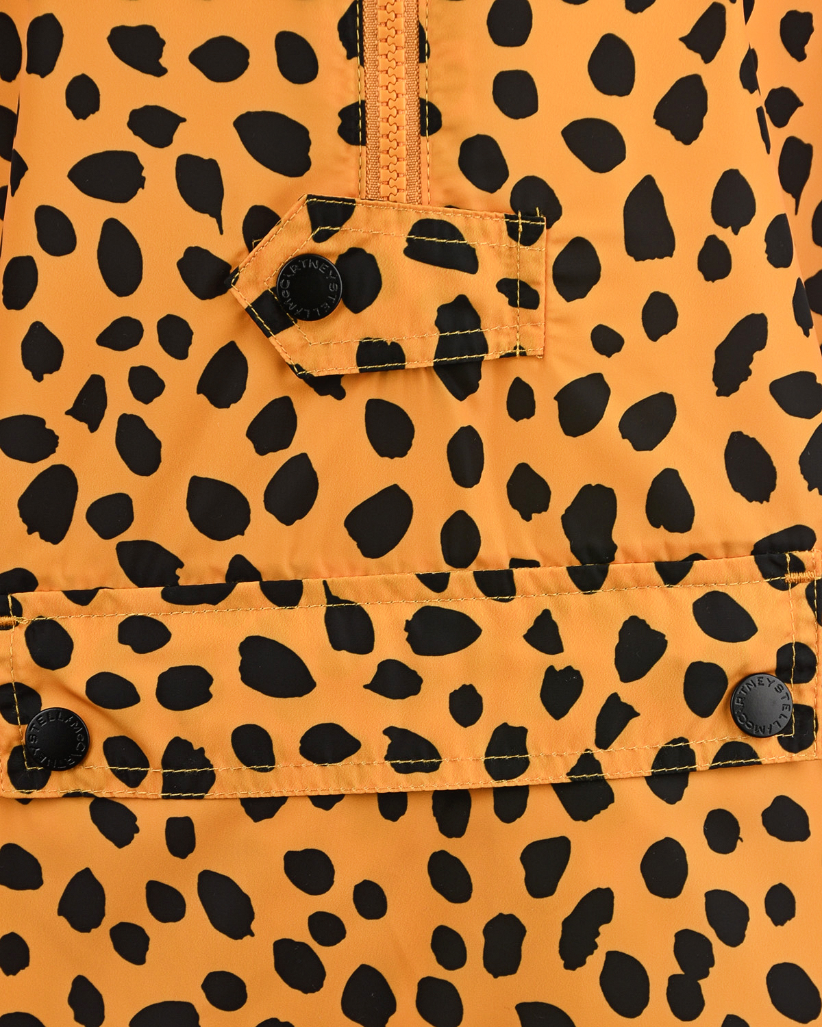Дождевик с гепардовым принтом Stella McCartney детский, размер 104, цвет оранжевый - фото 3