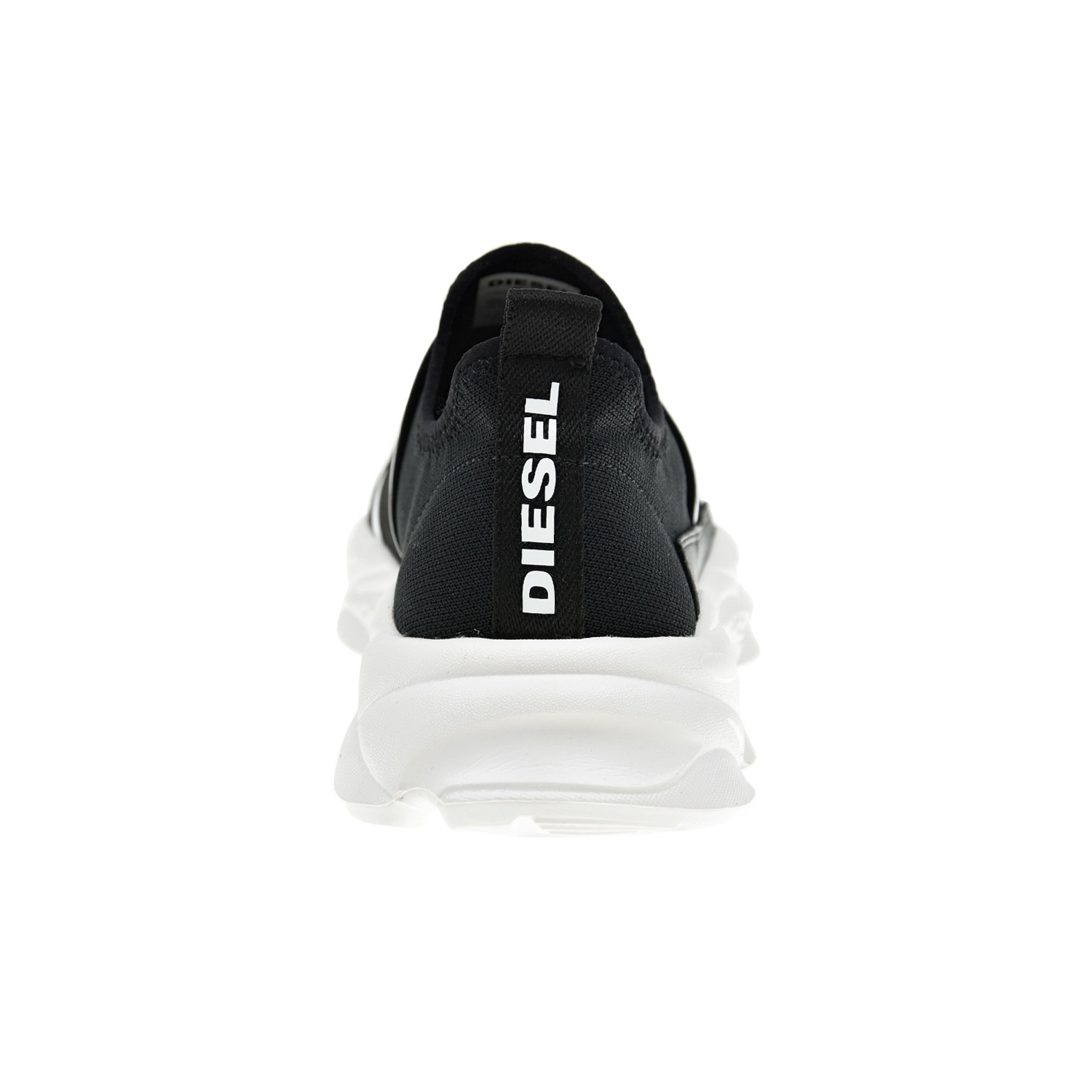 Черные кроссовки-носки Diesel детские, размер 32, цвет черный - фото 3