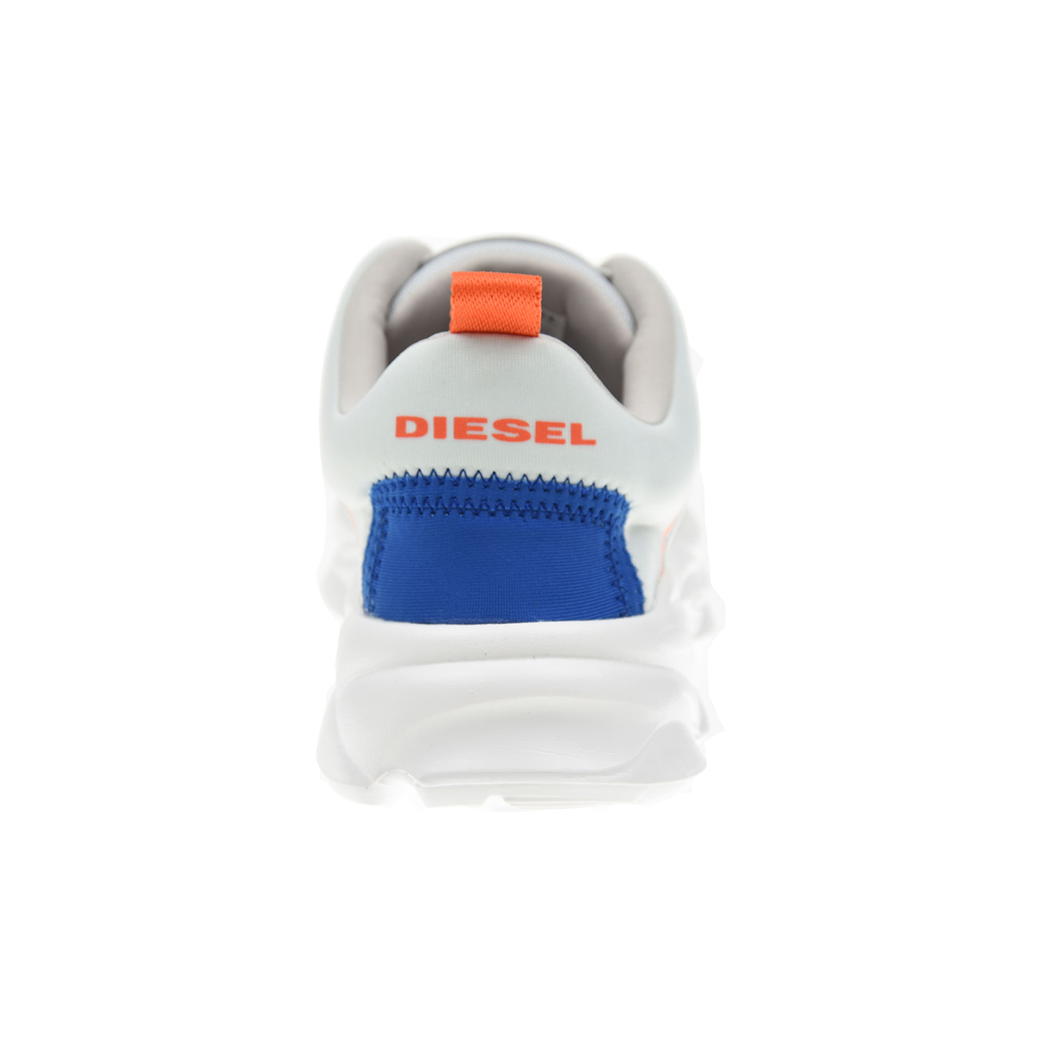 Белые кроссовки с контрастной шнуровкой Diesel детские, размер 32, цвет белый - фото 3