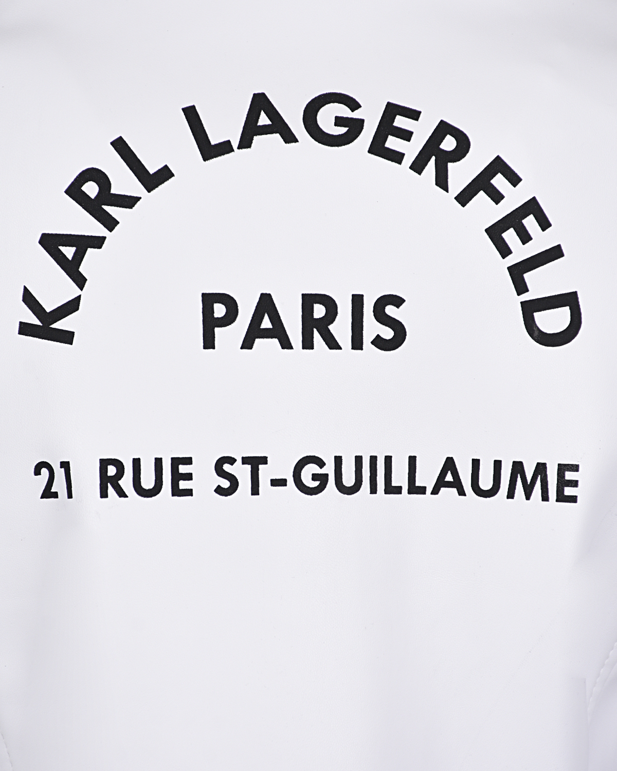 Белая куртка с логотипом Karl Lagerfeld kids детская, размер 140, цвет белый - фото 6