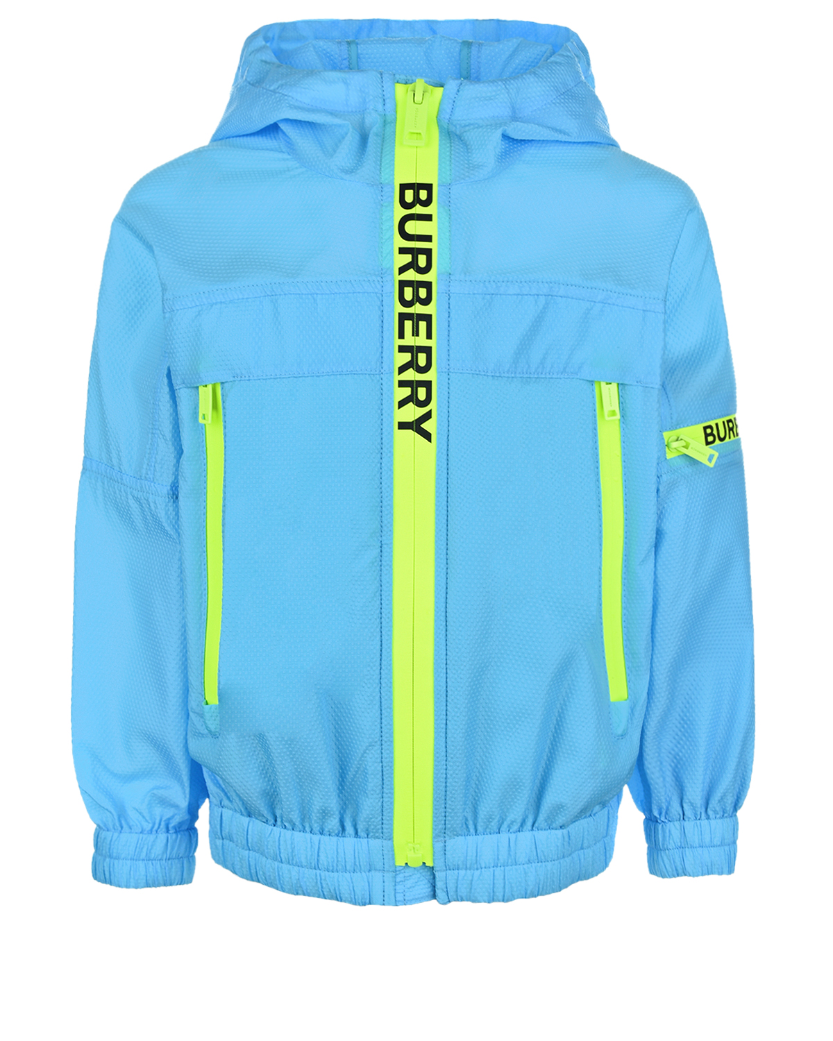 

Бирюзовая ветровка с контрастной отделкой Burberry, Нет цвета, Бирюзовая ветровка с контрастной отделкой Burberry