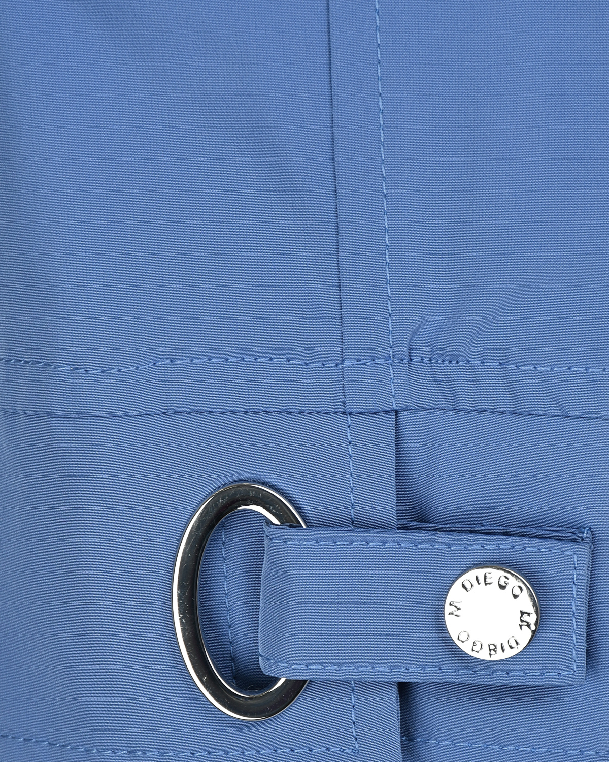 Голубое стеганое пальто с капюшоном Diego M, размер 46, цвет голубой - фото 6
