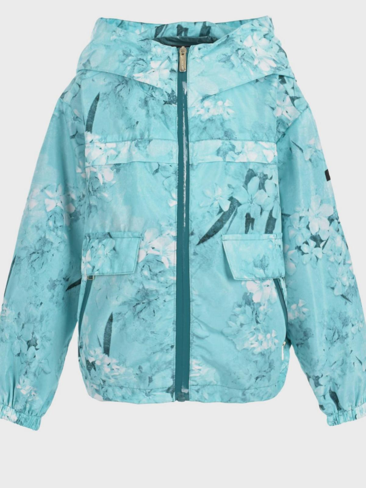 Голубая ветровка с цветочным принтом Freedomday