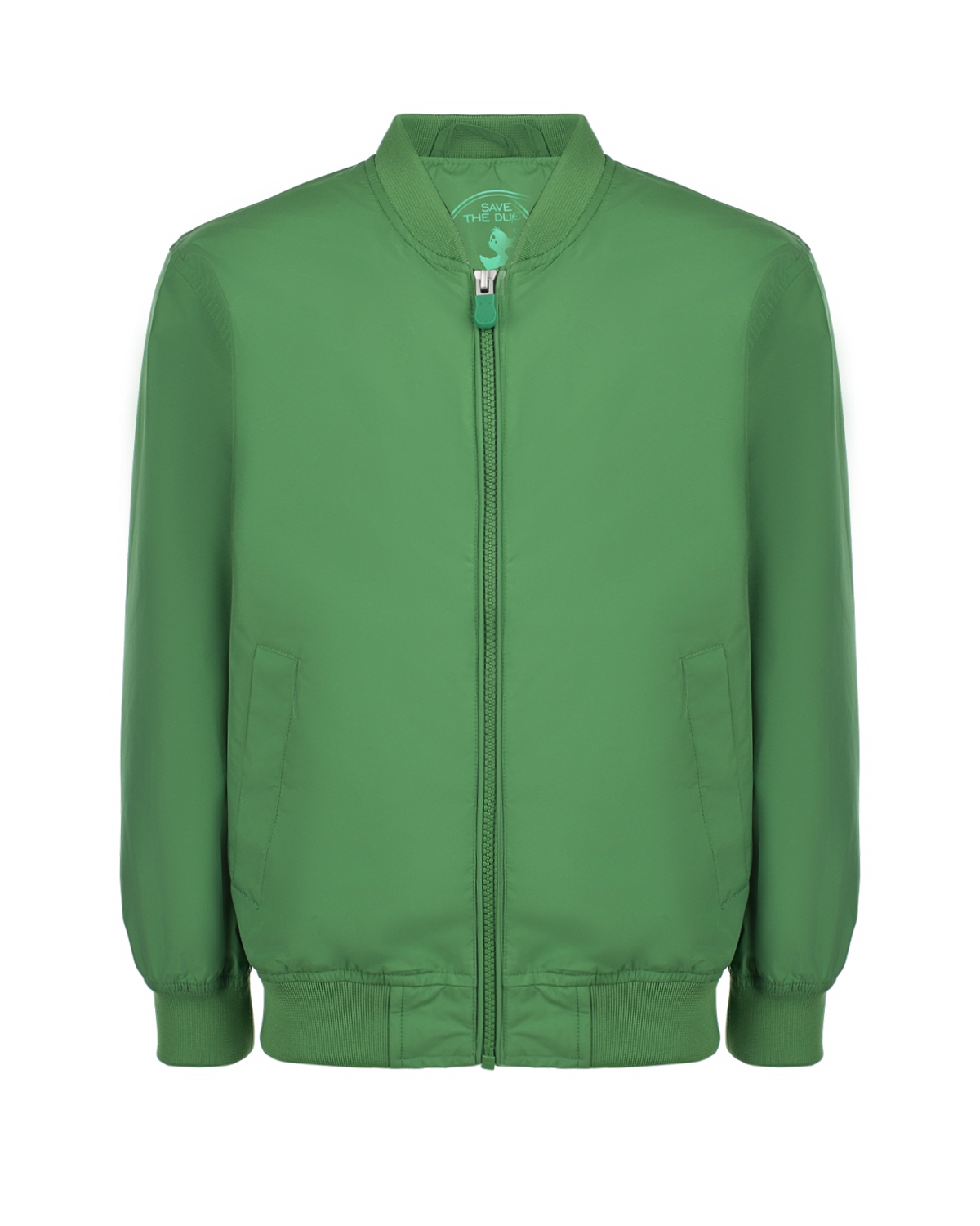 Зеленая куртка-бомбер Save the Duck, размер 164, цвет зеленый - фото 1