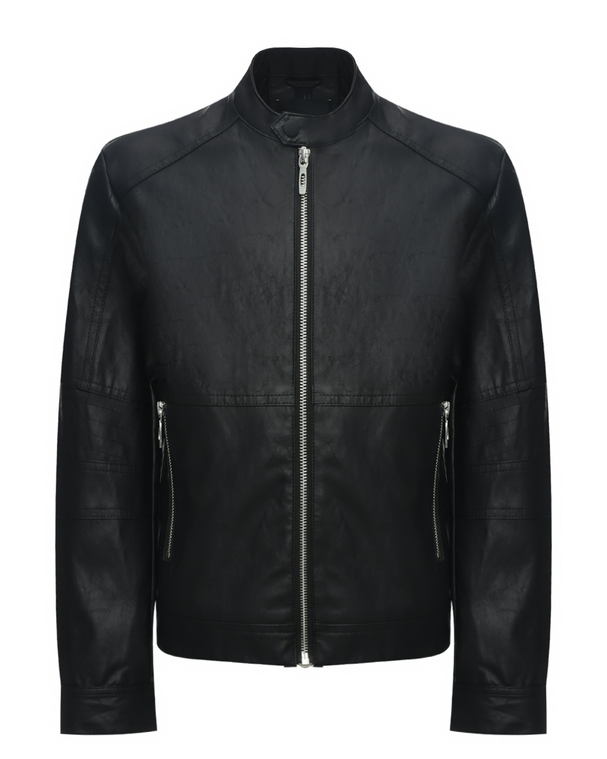 Куртка кожаная на молнии Antony Morato, размер 152, цвет черный - фото 1