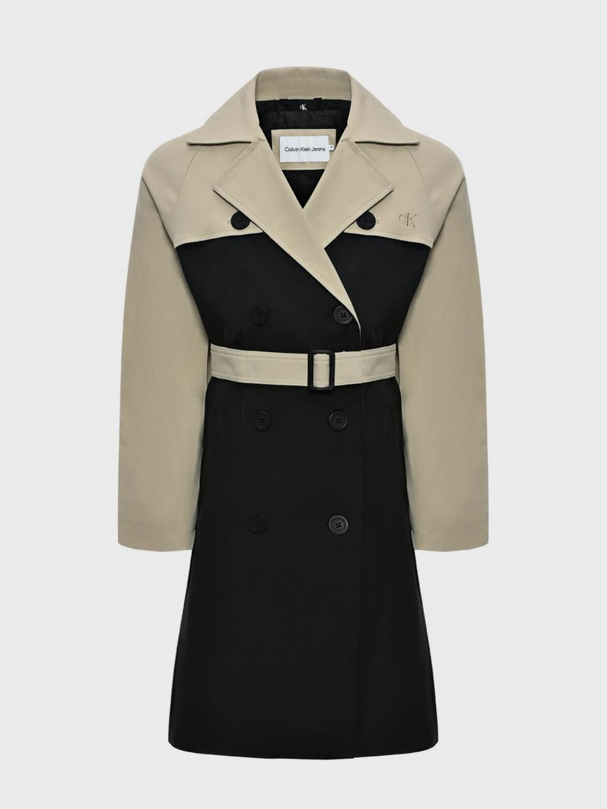 Тренч в стиле color block Calvin Klein