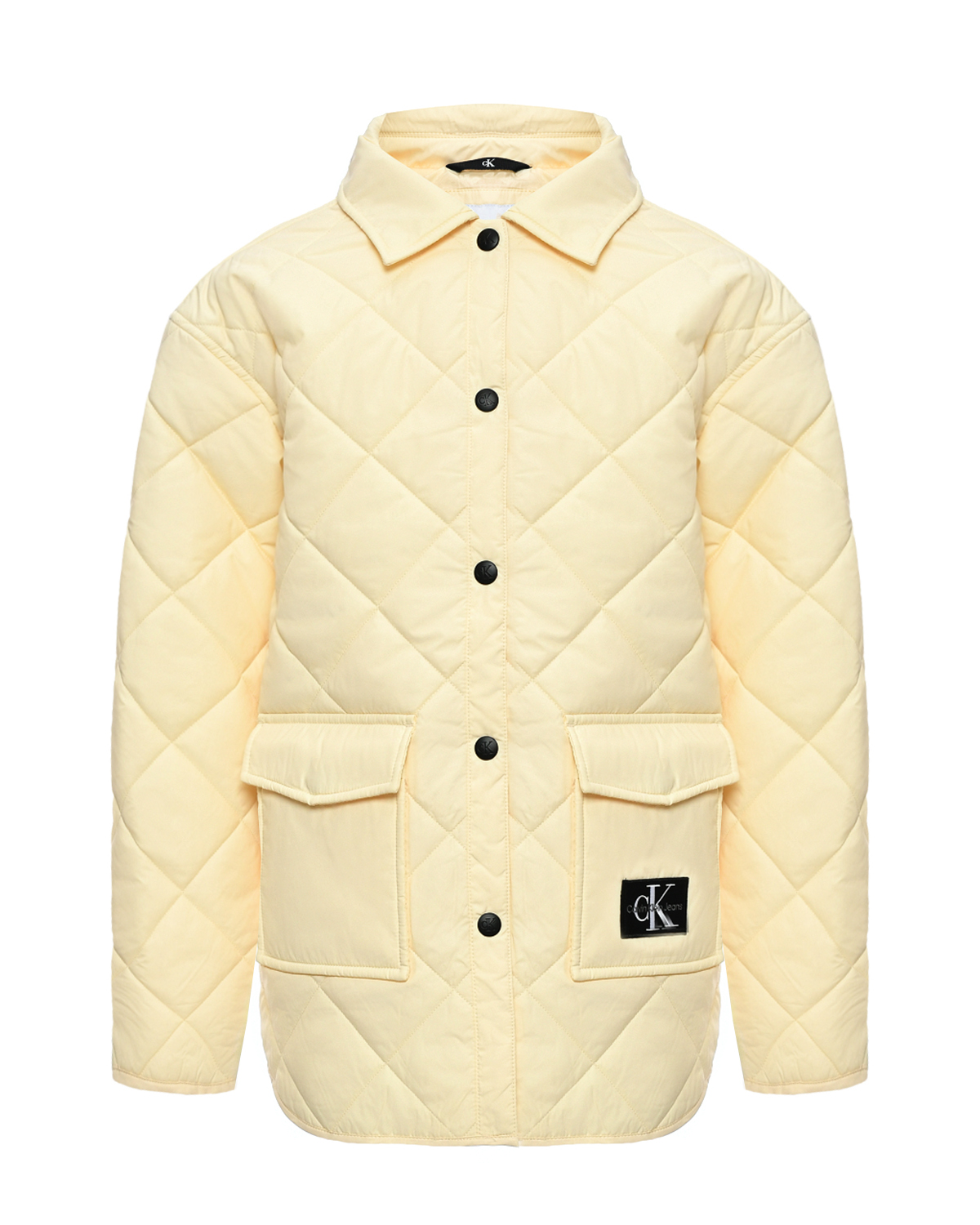 Стеганая куртка, кремовая Calvin Klein, размер 176, цвет нет цвета - фото 1