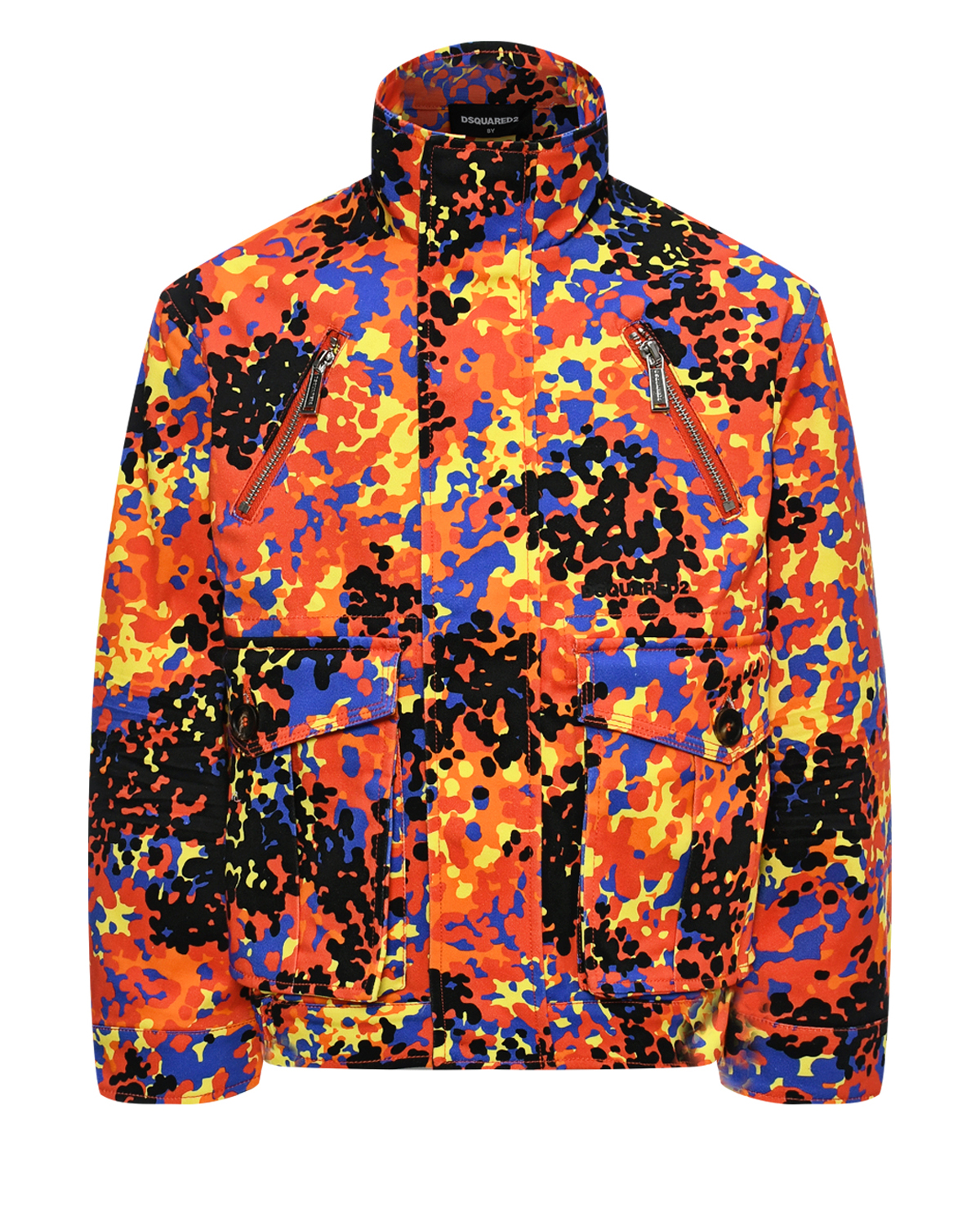 Куртка, сплошной принт яркие пятна Dsquared2, размер 164, цвет нет цвета - фото 1