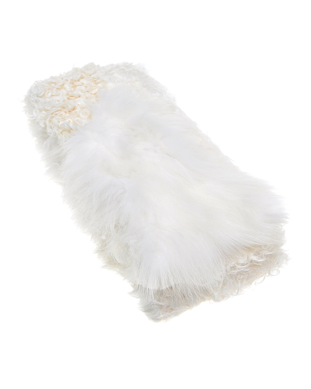 

Комбинированный шарф с подкладкой Yves Salomon