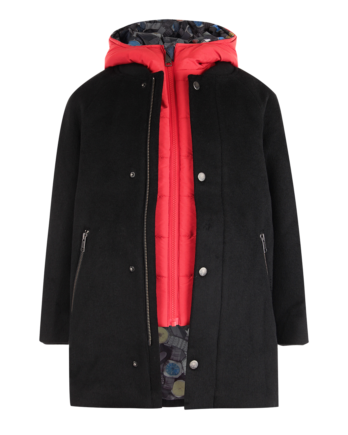 Пальто Paul Smith детское, размер 140, цвет черный - фото 2