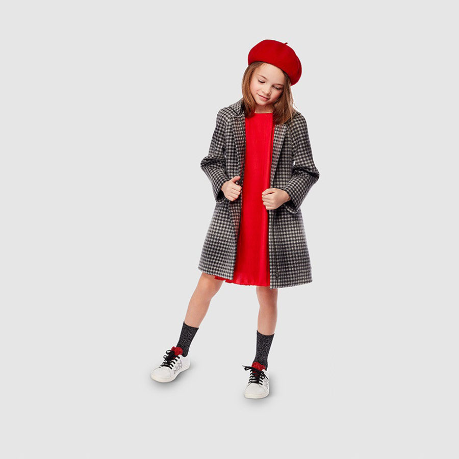 Пальто из шерсти с капюшоном Dior детское - фото 2