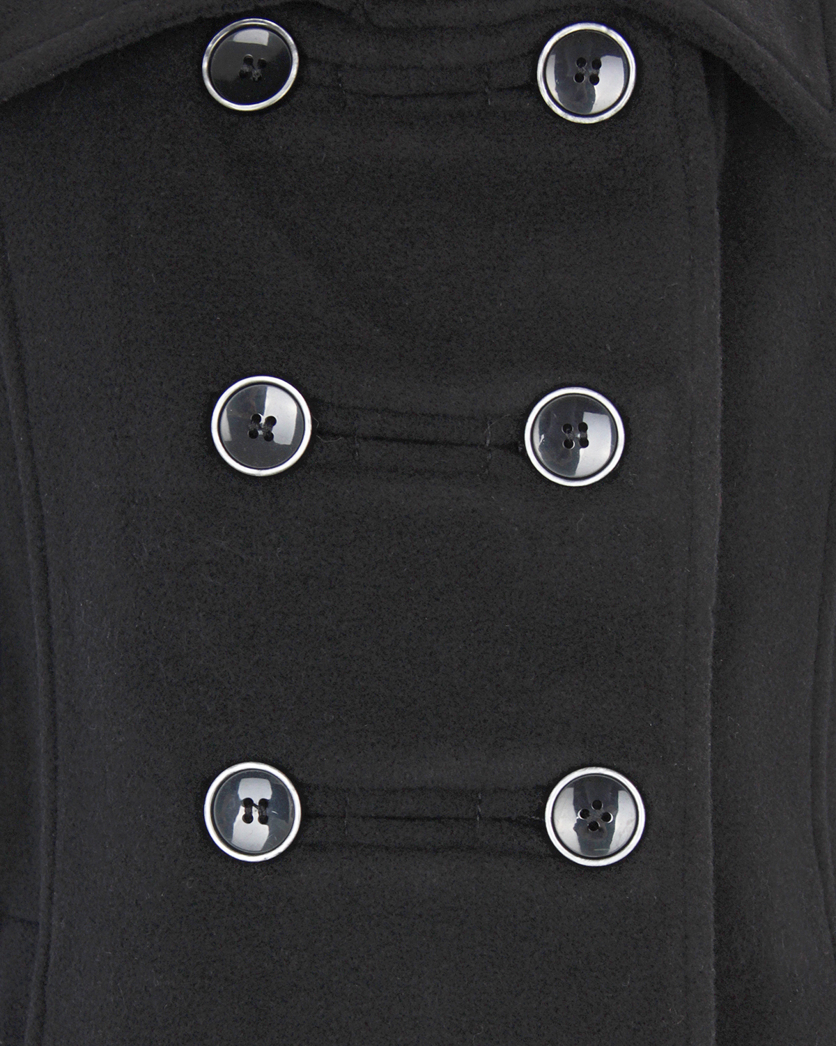 Двубортное приталенное пальто с декоративной тесьмой Aletta детское - фото 5