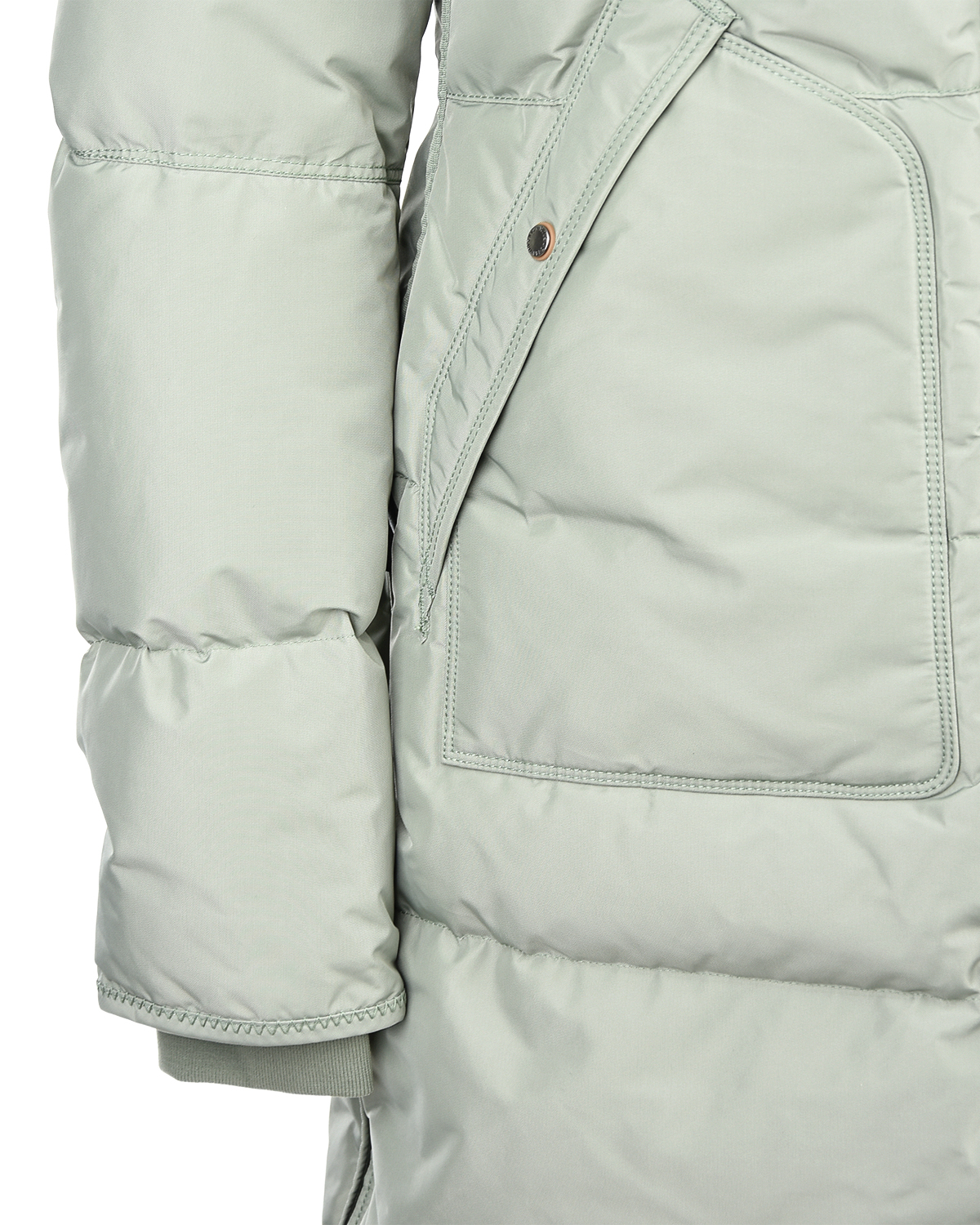 Пальто Long Bear с отделкой из меха енота Parajumpers, размер 40, цвет нет цвета - фото 5
