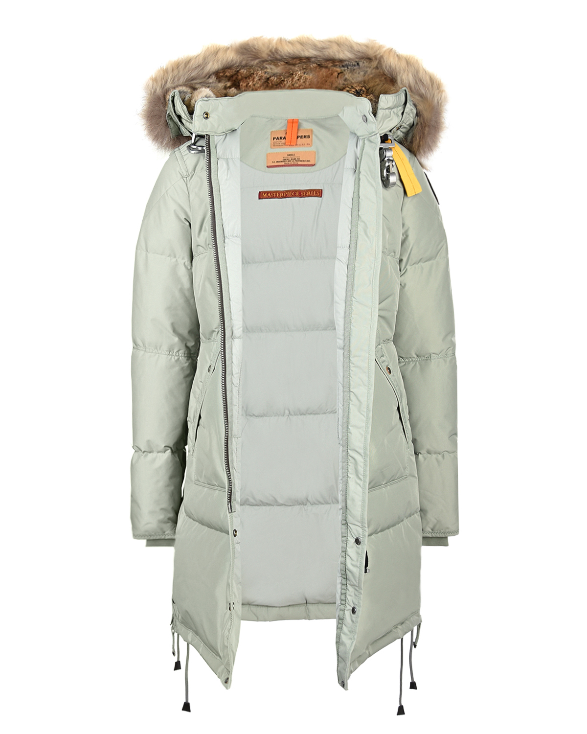 Пальто Long Bear с отделкой из меха енота Parajumpers, размер 40, цвет нет цвета - фото 2