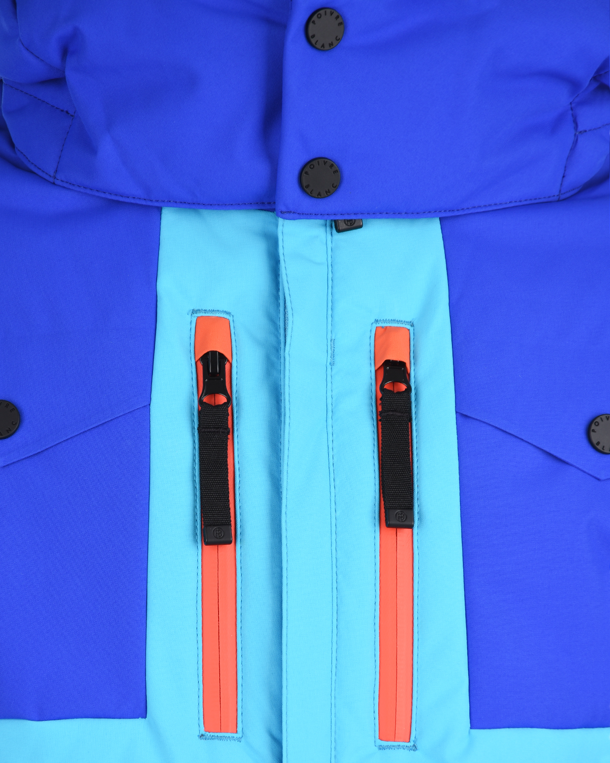 Лыжная куртка в стиле color block Poivre Blanc детская, размер 128, цвет синий - фото 3