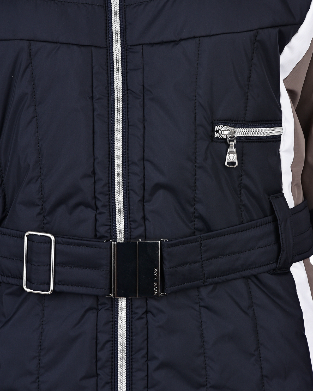 Стеганая куртка в стиле color block Poivre Blanc, размер 140, цвет синий - фото 3