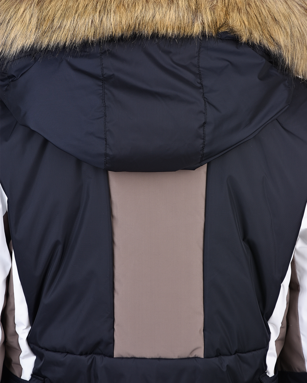 Стеганая куртка в стиле color block Poivre Blanc, размер 140, цвет синий - фото 6
