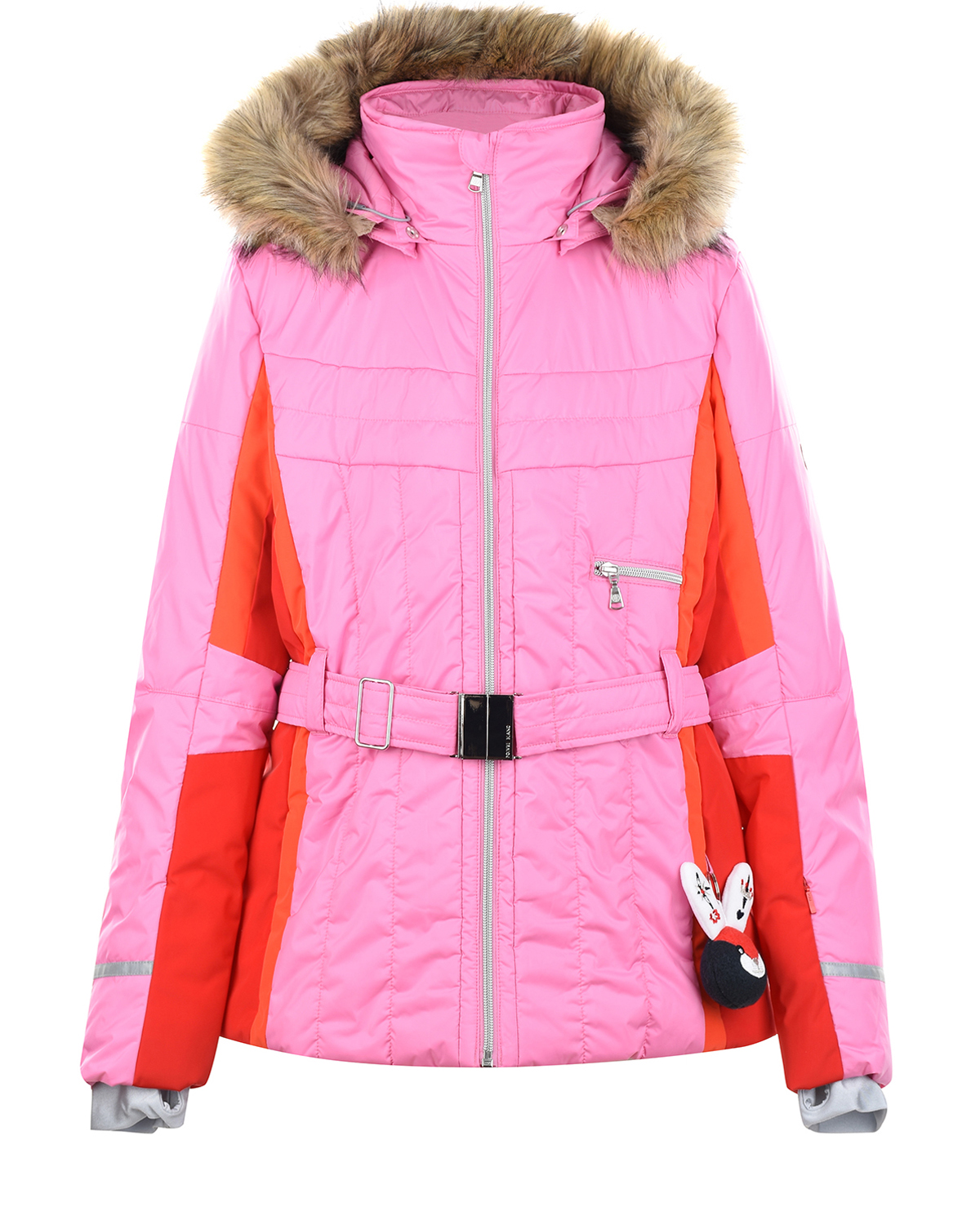 Розовая куртка в стиле color block Poivre Blanc детская, размер 176, цвет нет цвета - фото 1