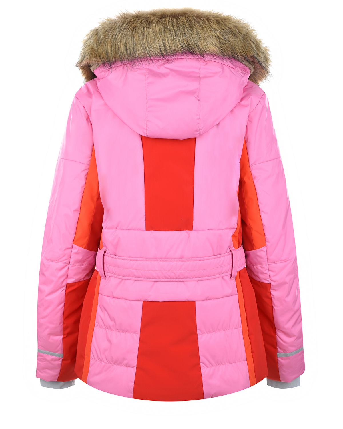 Розовая куртка в стиле color block Poivre Blanc детская, размер 176, цвет нет цвета - фото 2