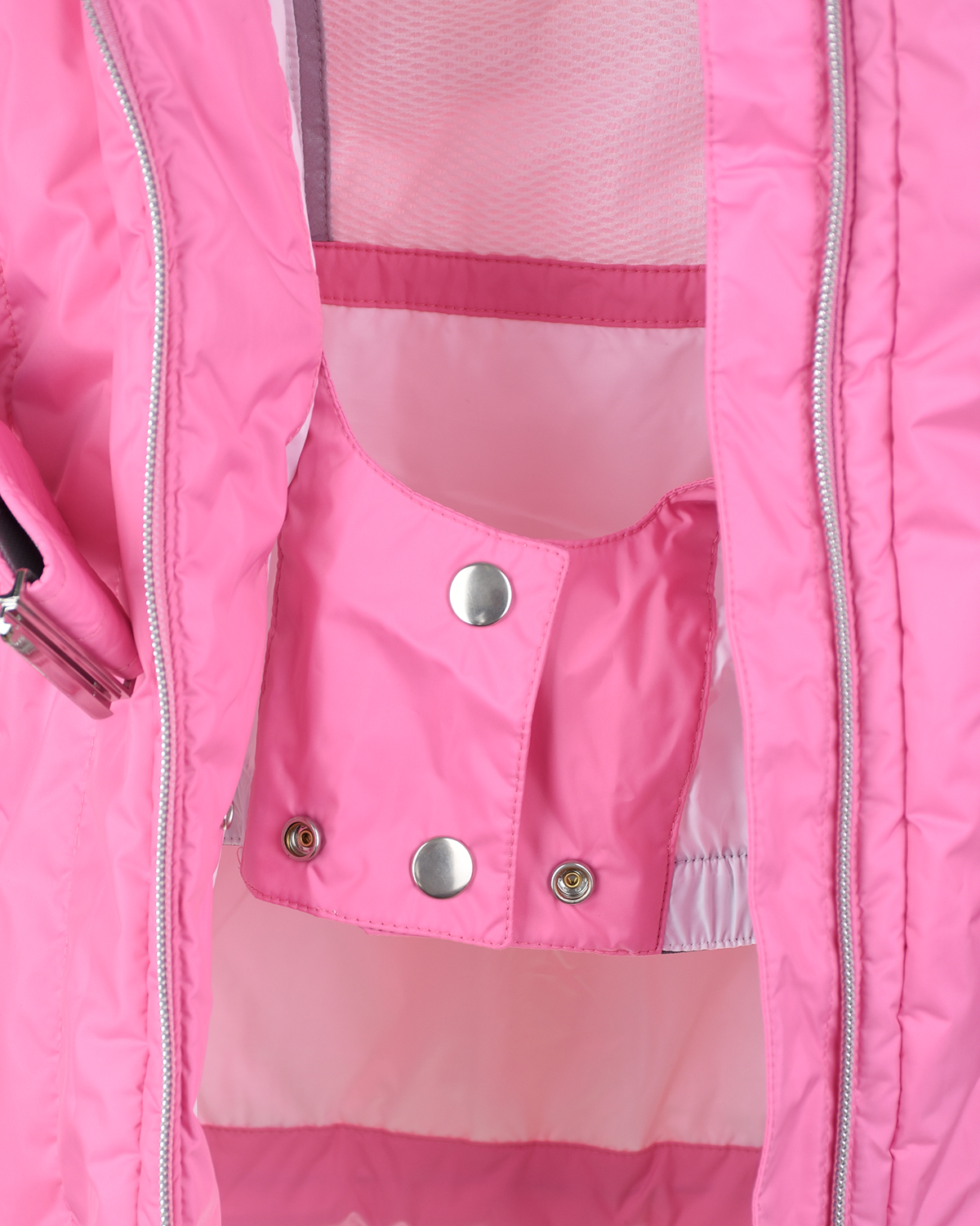 Розовая куртка в стиле color block Poivre Blanc детская, размер 176, цвет нет цвета - фото 6
