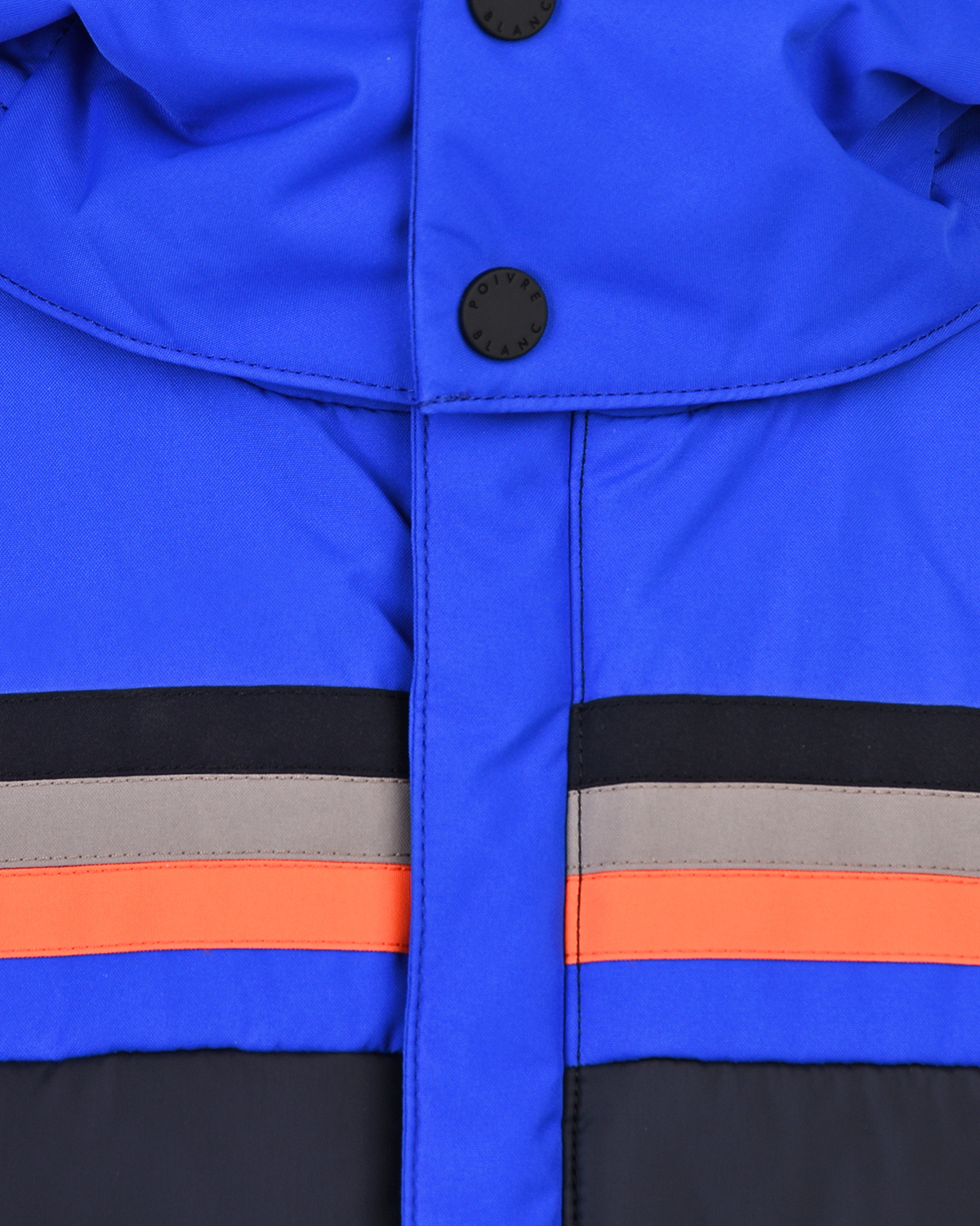 Синяя куртка с декором в полоску Poivre Blanc, размер 152, цвет синий - фото 4