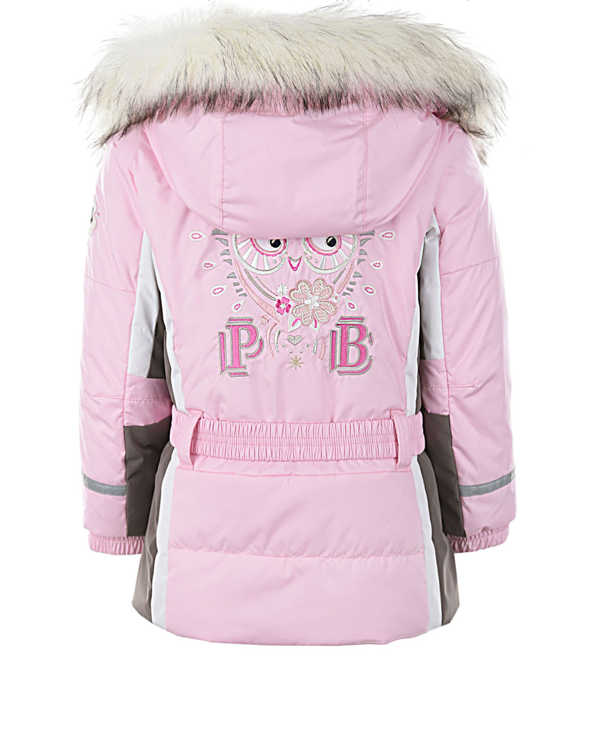 Комплект из куртки и полукомбинезона с вышивкой Poivre Blanc детский - фото 3