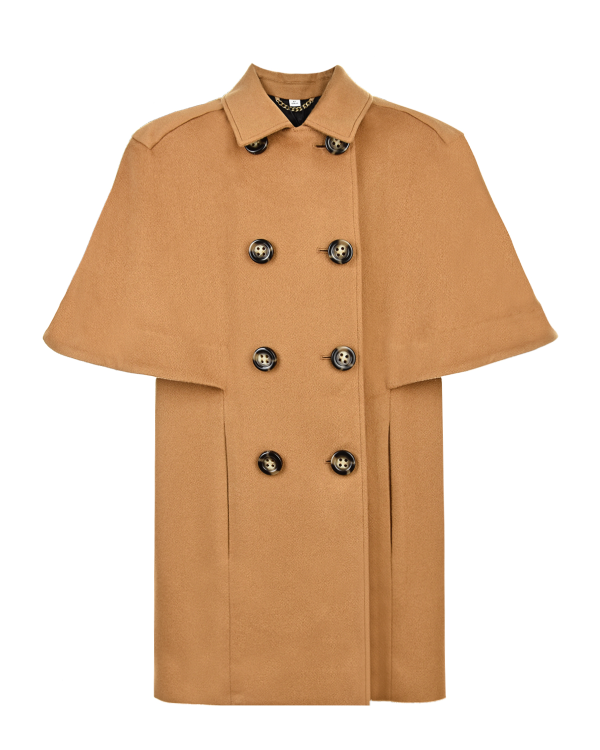 Кашемировое пальто-накидка Burberry детское - фото 1
