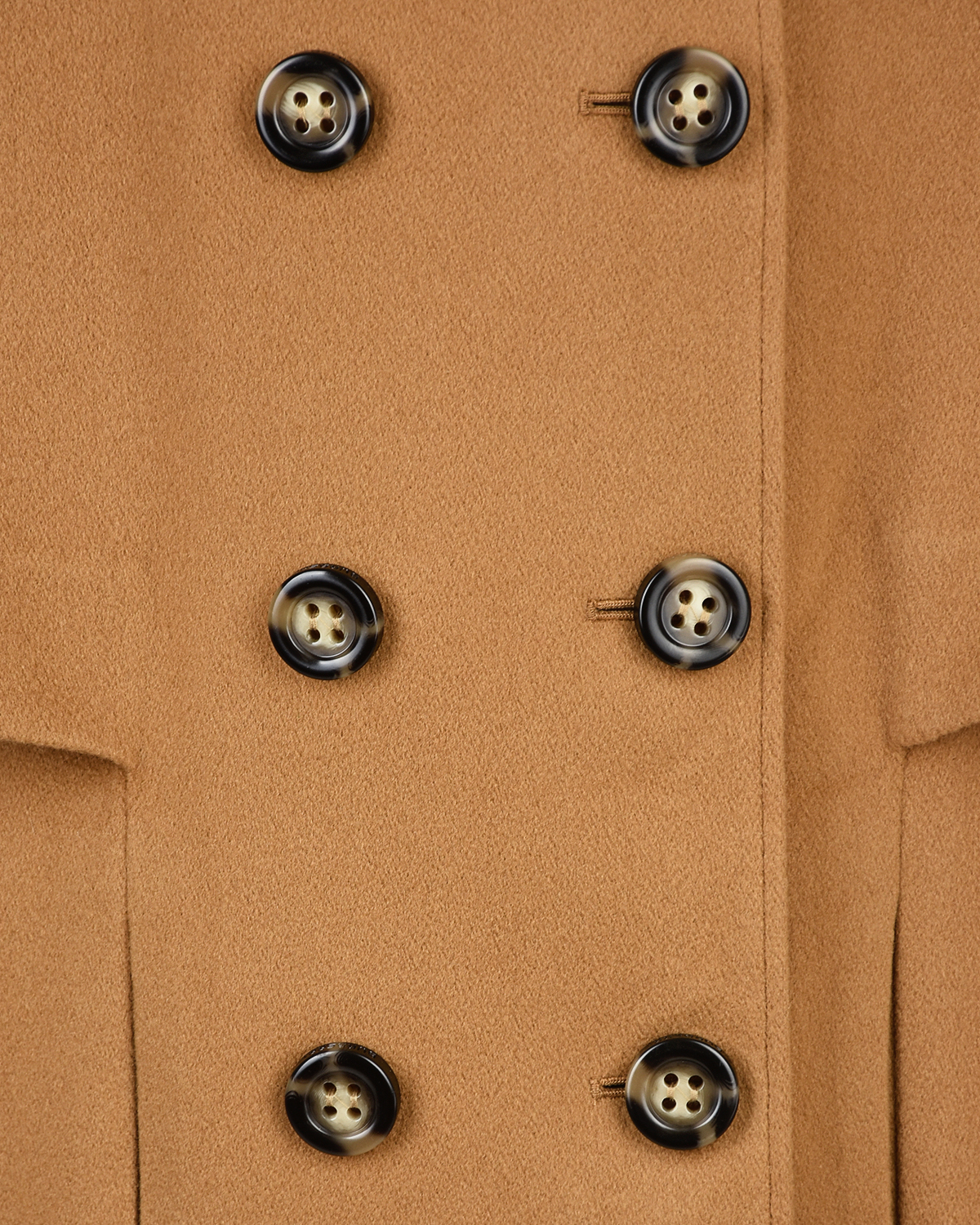 Кашемировое пальто-накидка Burberry детское - фото 5
