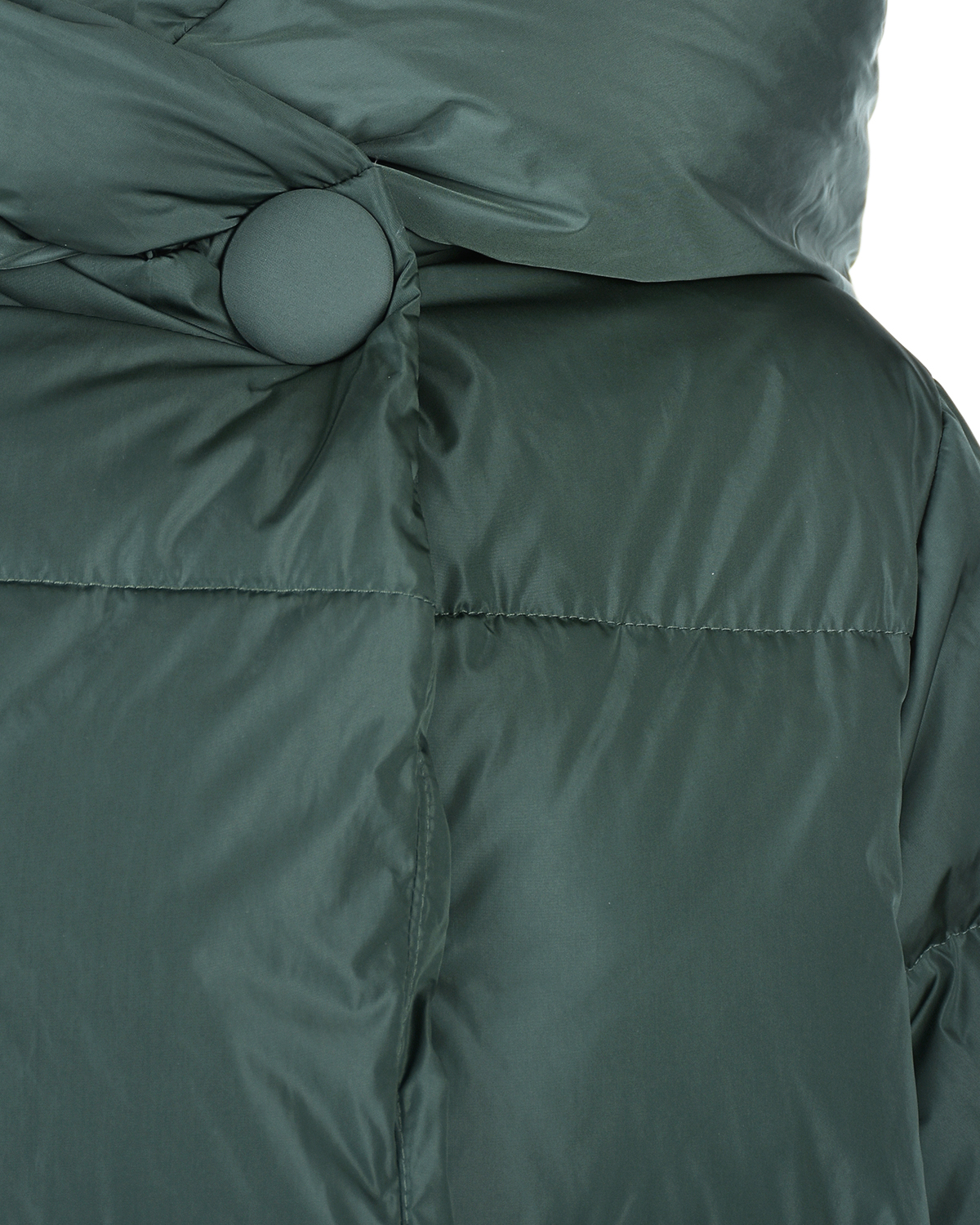 Зеленое пуховое пальто Samara Freedomday, размер 40, цвет зеленый - фото 4