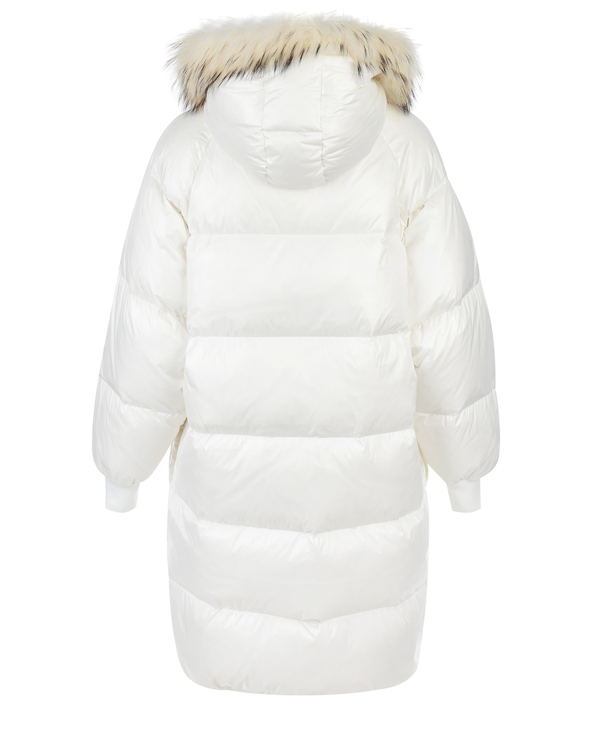 Белое пуховое пальто New Marmolada Freedomday, размер 44, цвет белый - фото 3
